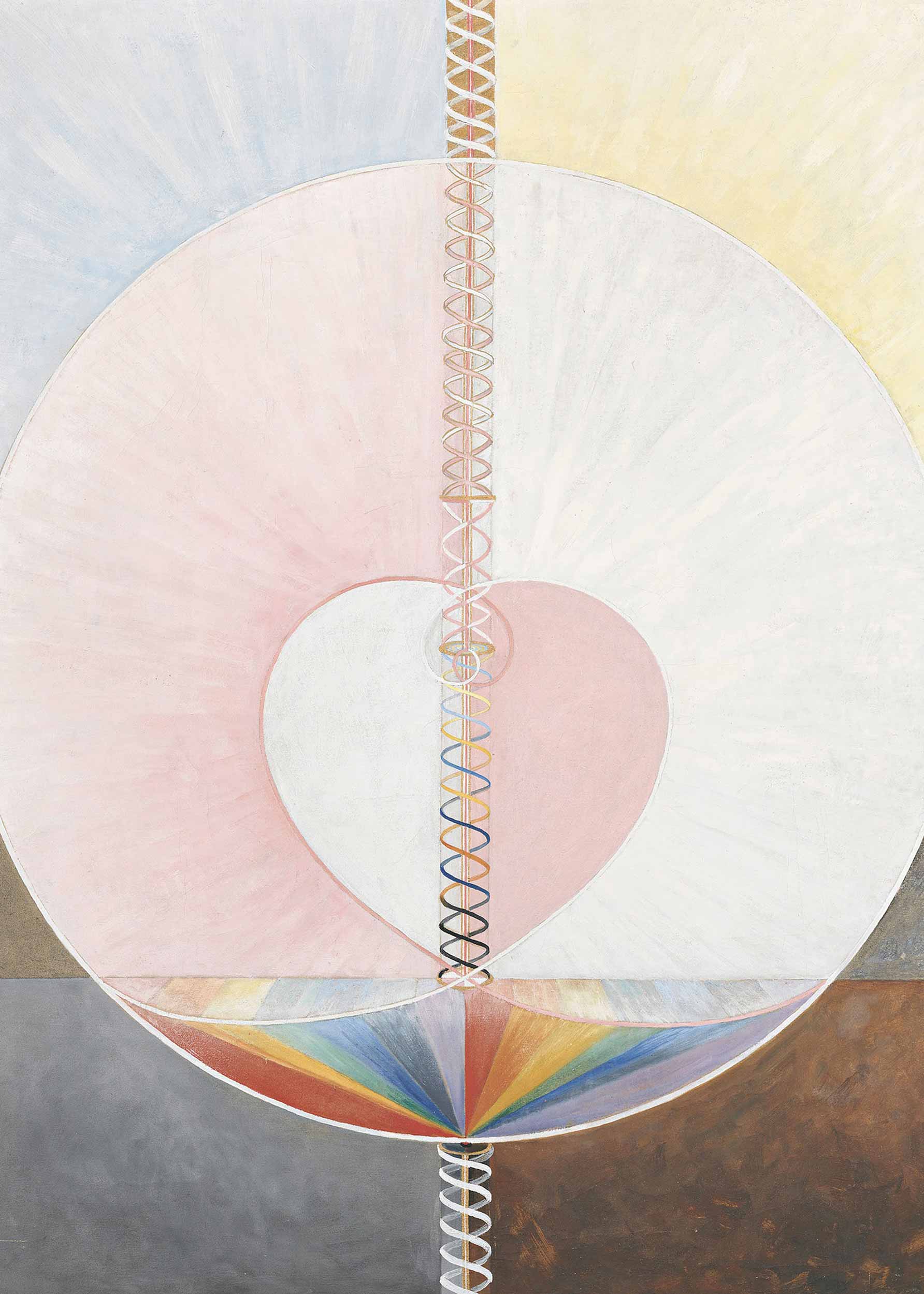 The Dove No.1 by Hilma Af Klint Poster - Abstract illustration (21x30 cm)