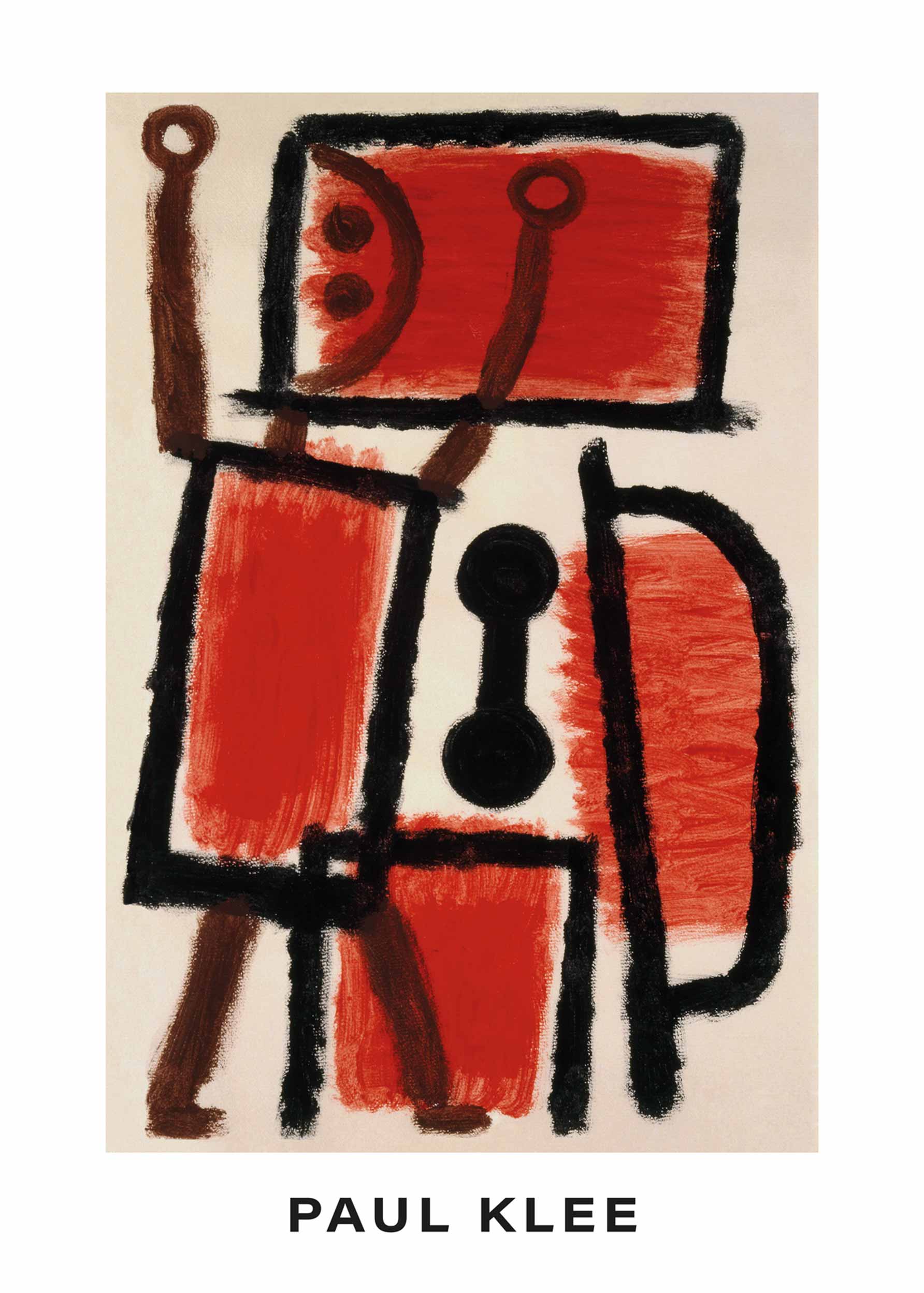 Locksmith by Paul Klee Poster - Abstract illustration (50x70 cm)