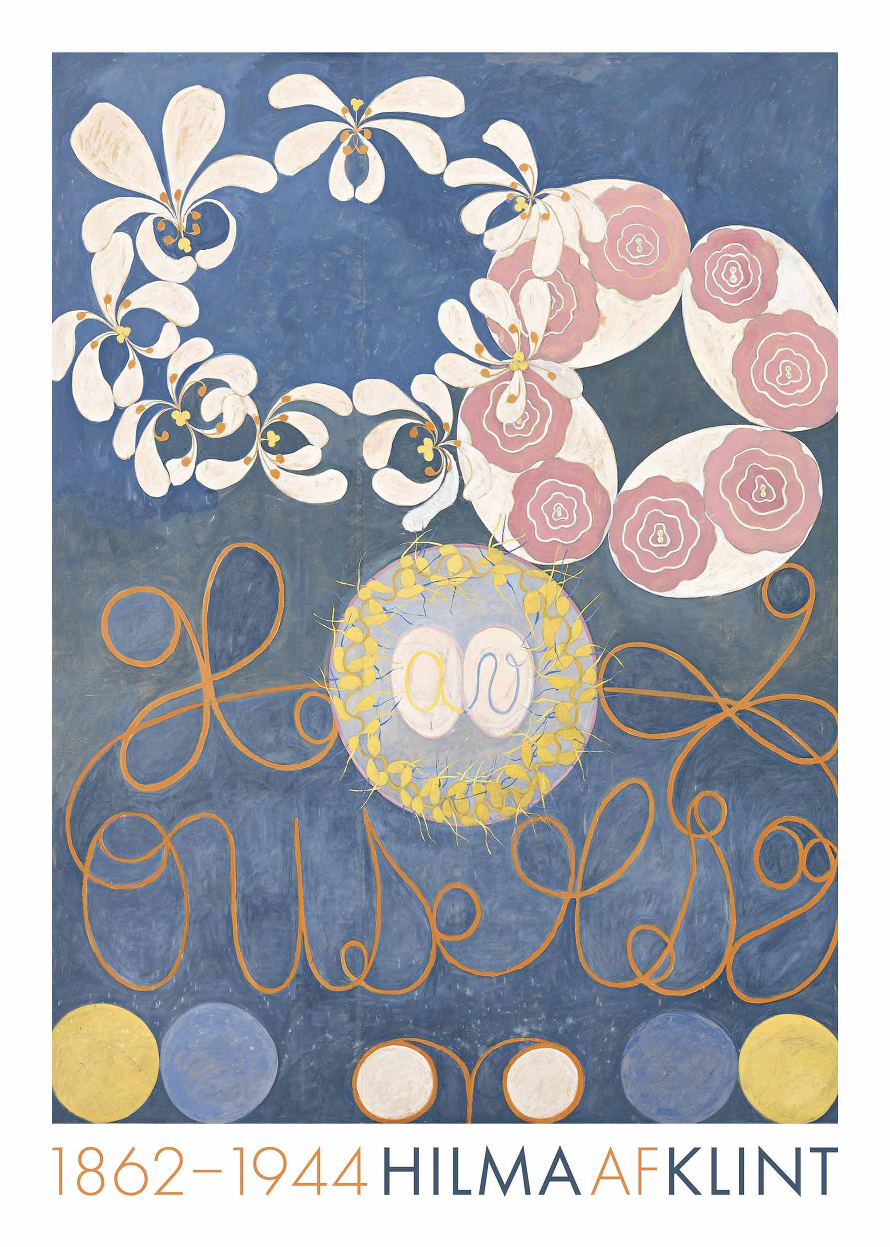 The Ten Largest Childhood No.1 Ver.2 by Hilma Af Klint Poster - Abstract illustration (30x40 cm)