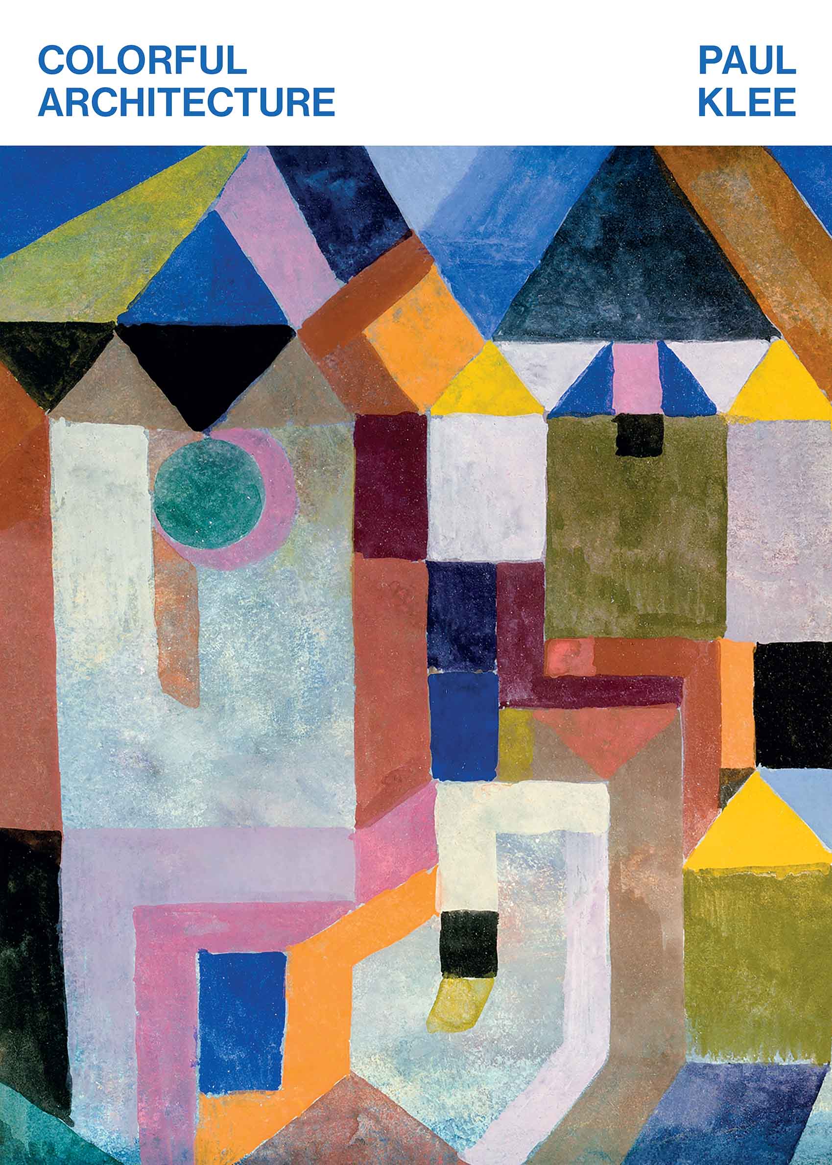 Colorful Architecture by Paul Klee Poster - Abstract illustration (30x40 cm)
