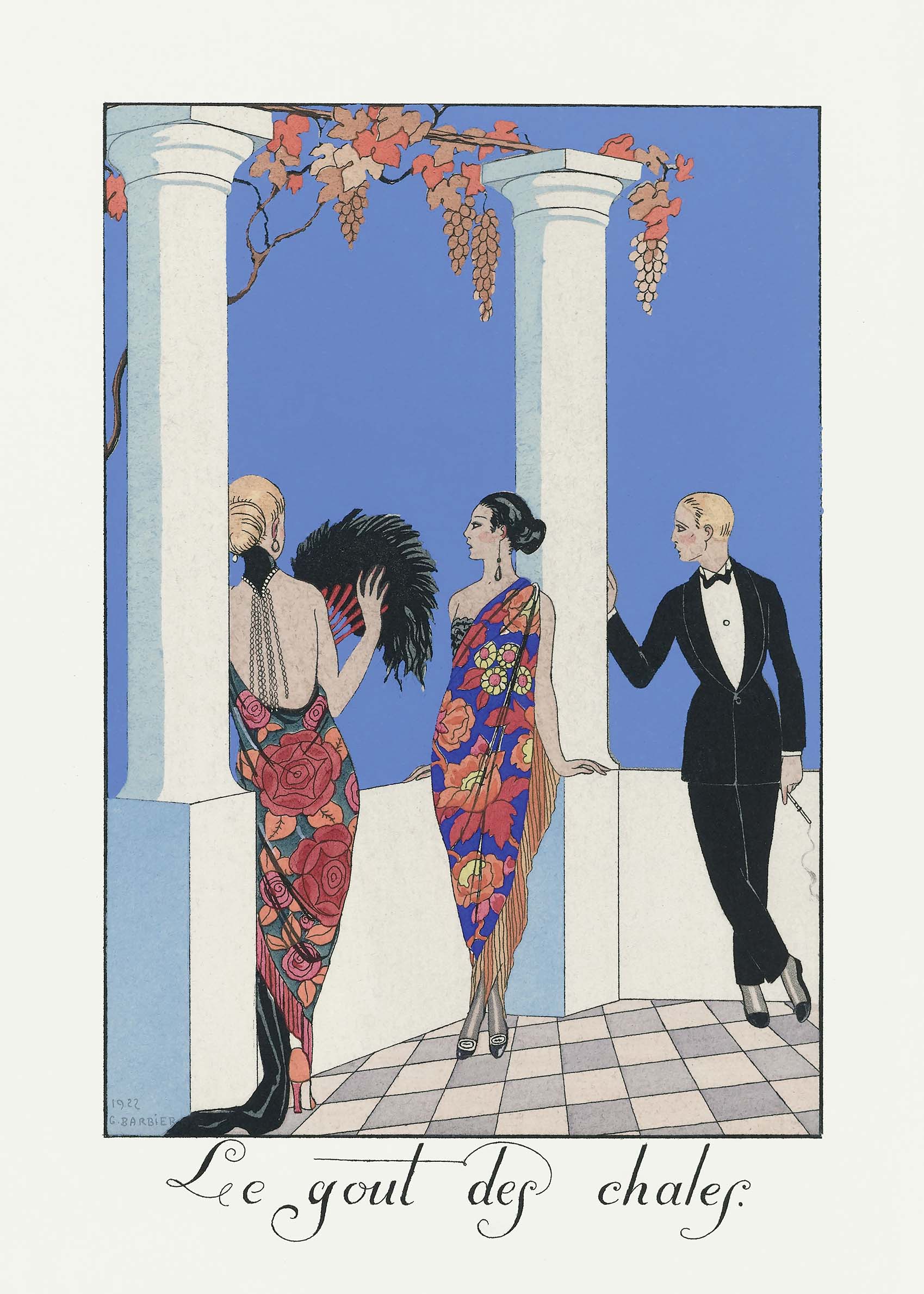 Le Gout Des Chales Poster - Figure illustration (21x30 cm)