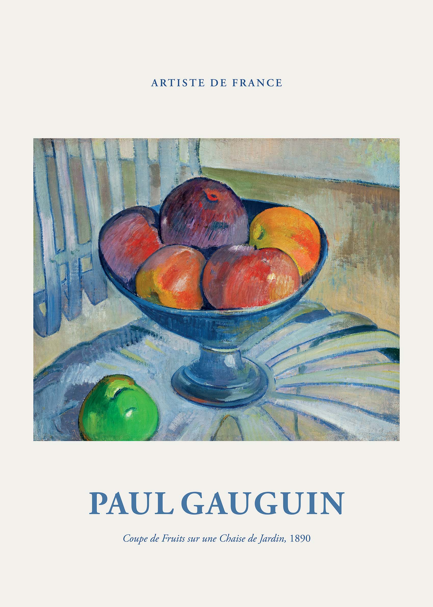 Coupe de Fruits by Paul Gauguin Poster - Fruit still life painting (50x70 cm)