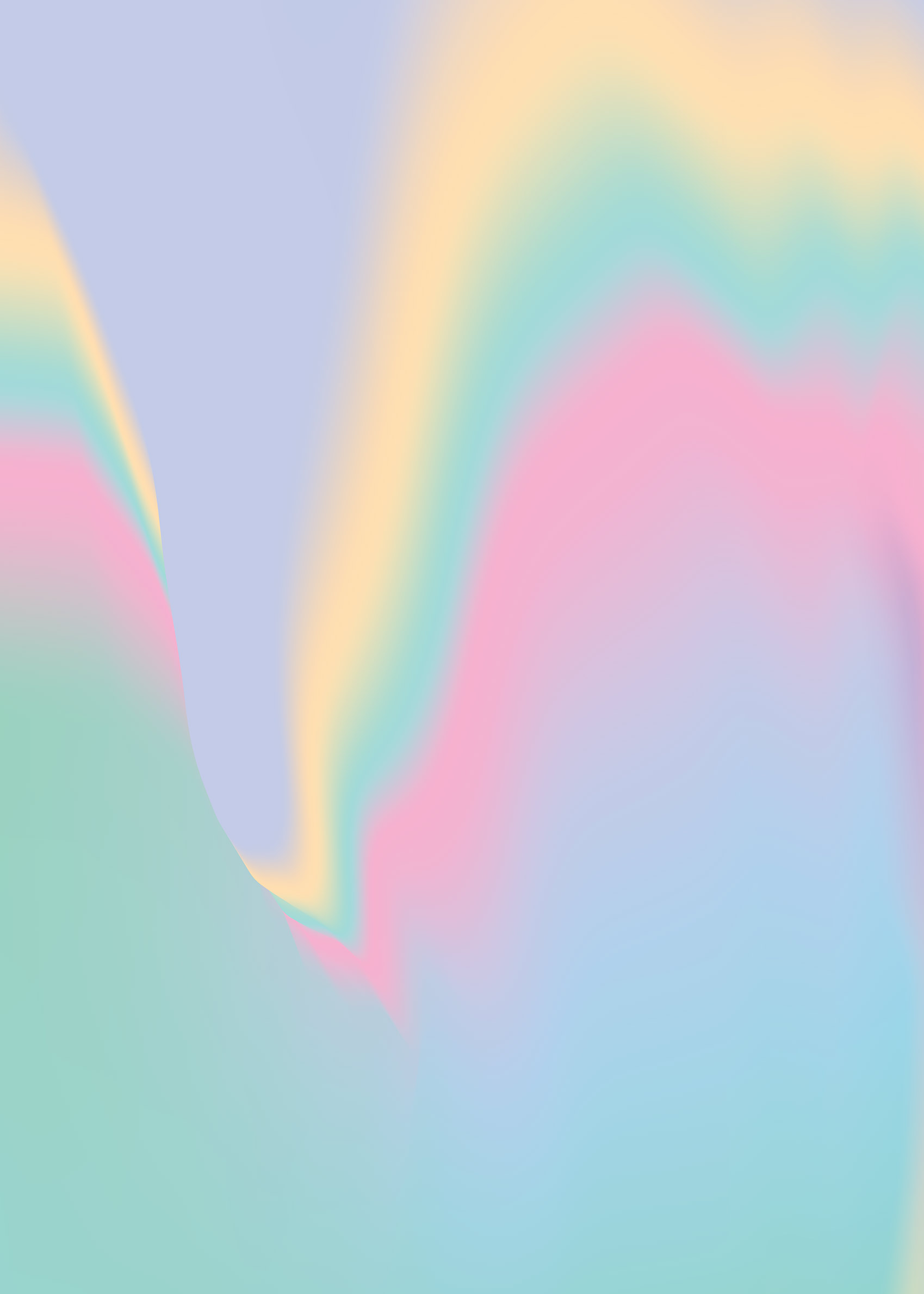 Gradient Spirit I Poster - Abstract illustration (21x30 cm)