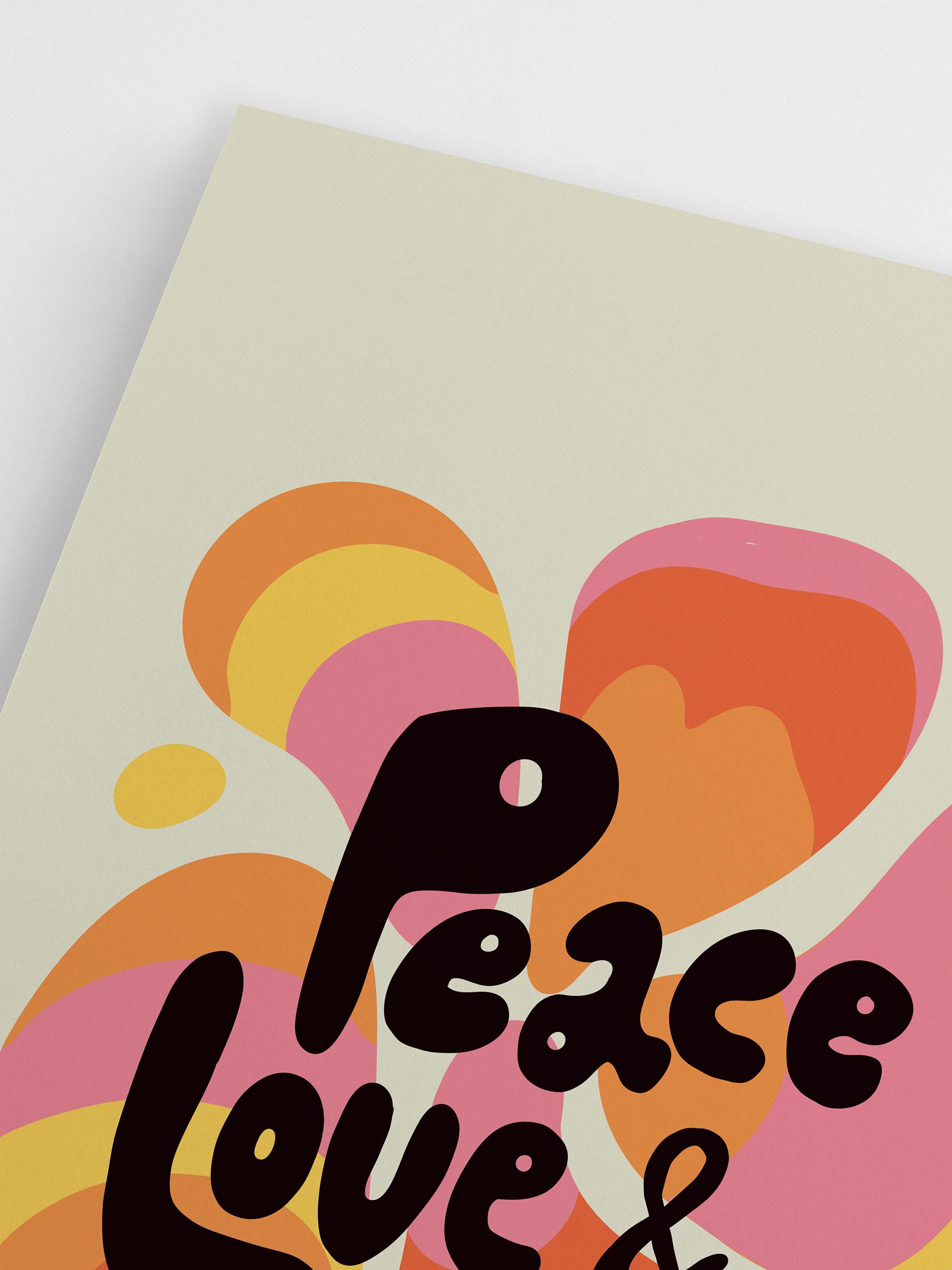 Quote poster – Peace & Love | Postery