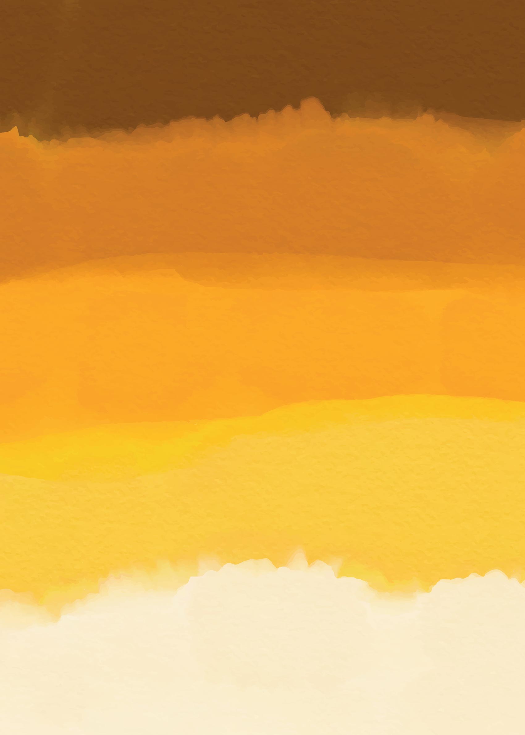 Painted Layers in Orange Poster - Abstrakte Grafik (30x40 cm)