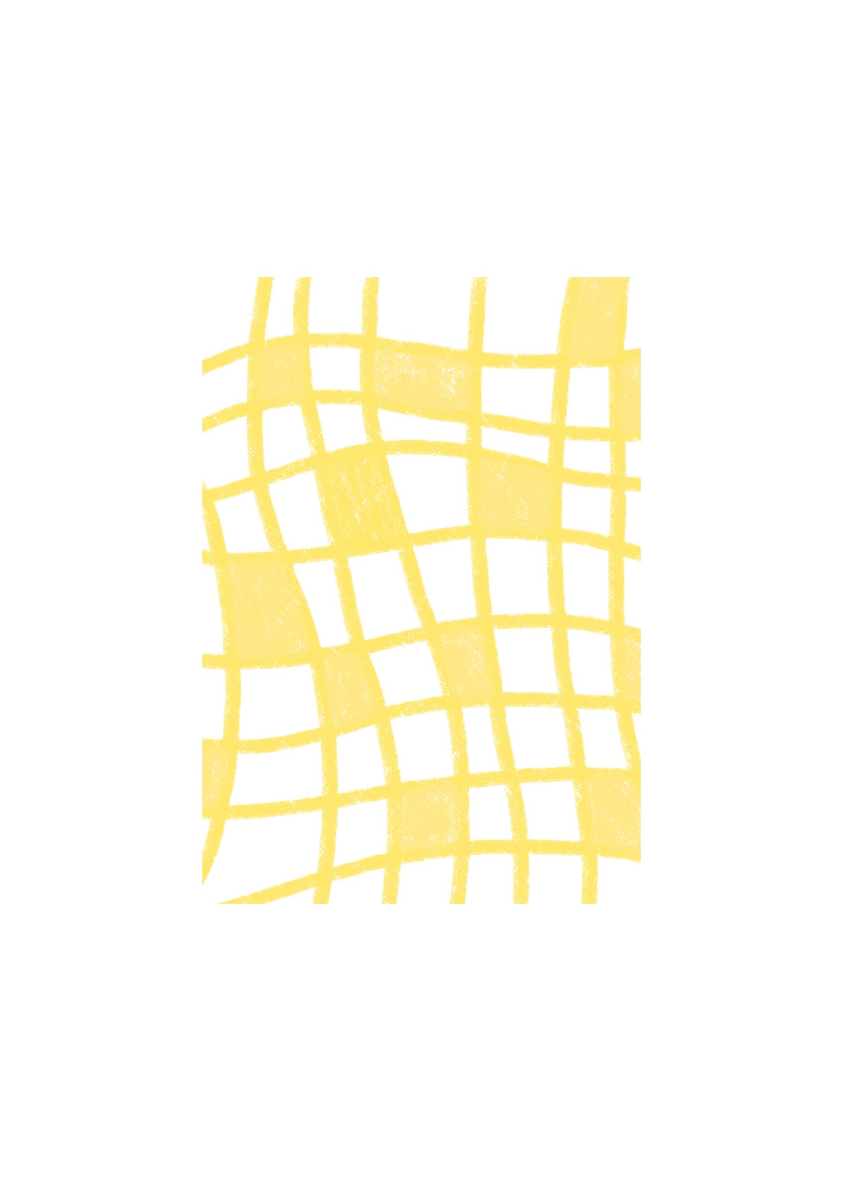 Flowy Grid Poster - Abstract illustration (30x40 cm)