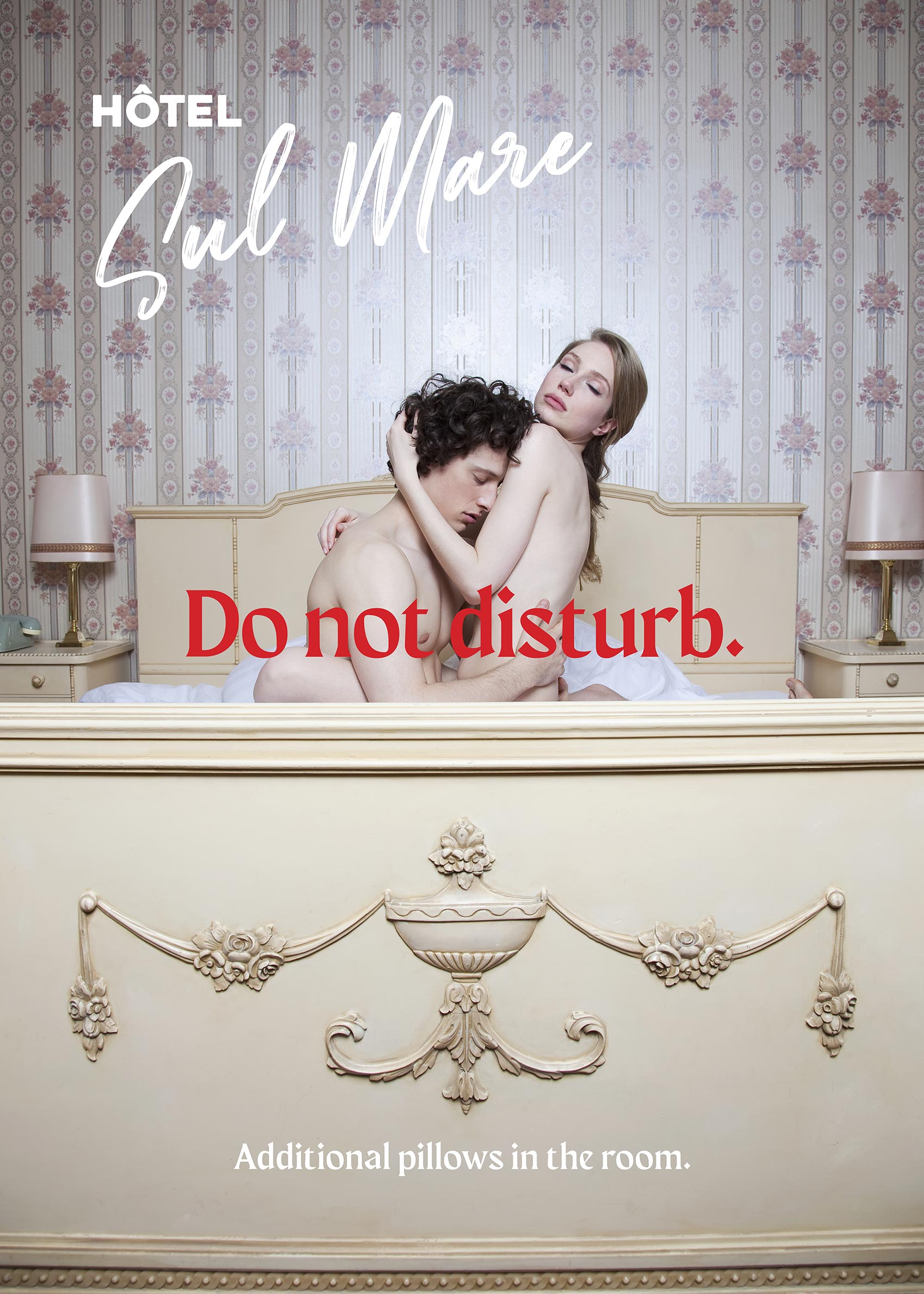 Do Not Disturb Poster - Typography illustration (50x70 cm)