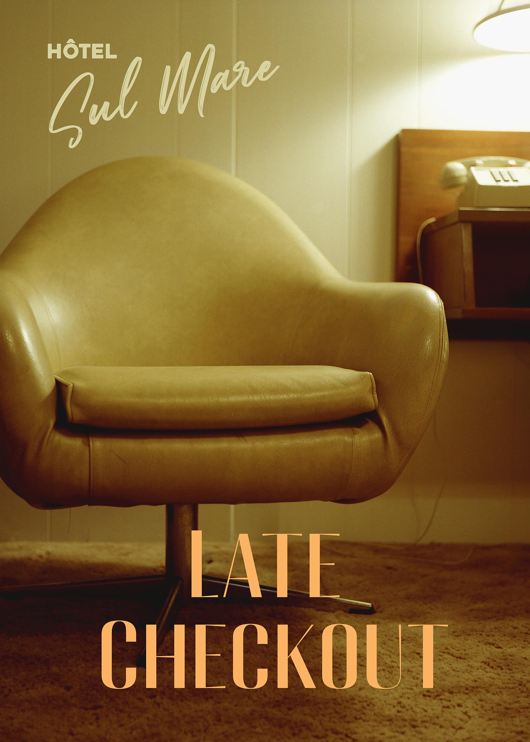 Very Late Checkout Poster - Interior illustration (30x40 cm)