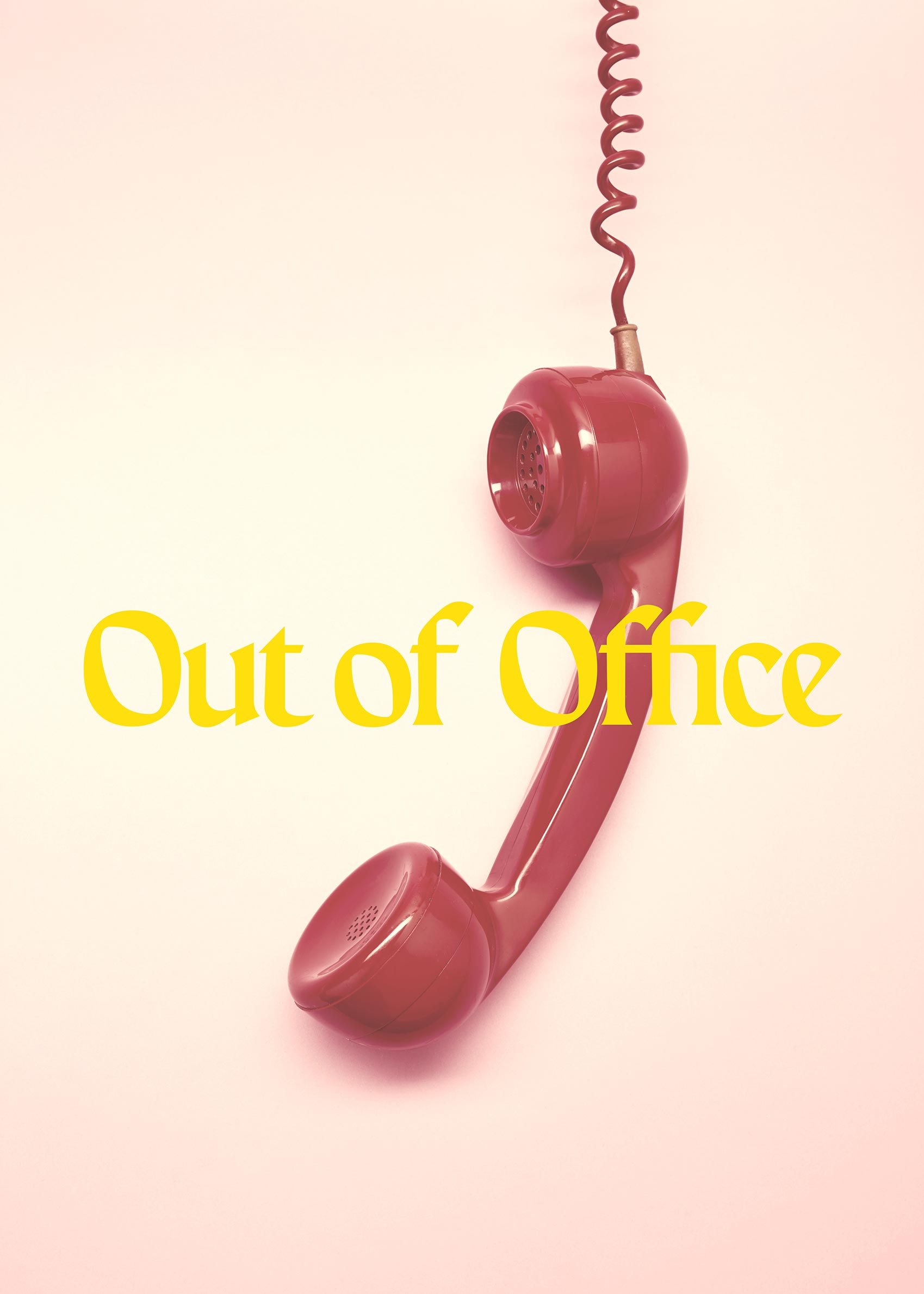 Out Of Office Poster - Telephone illustration (30x40 cm)