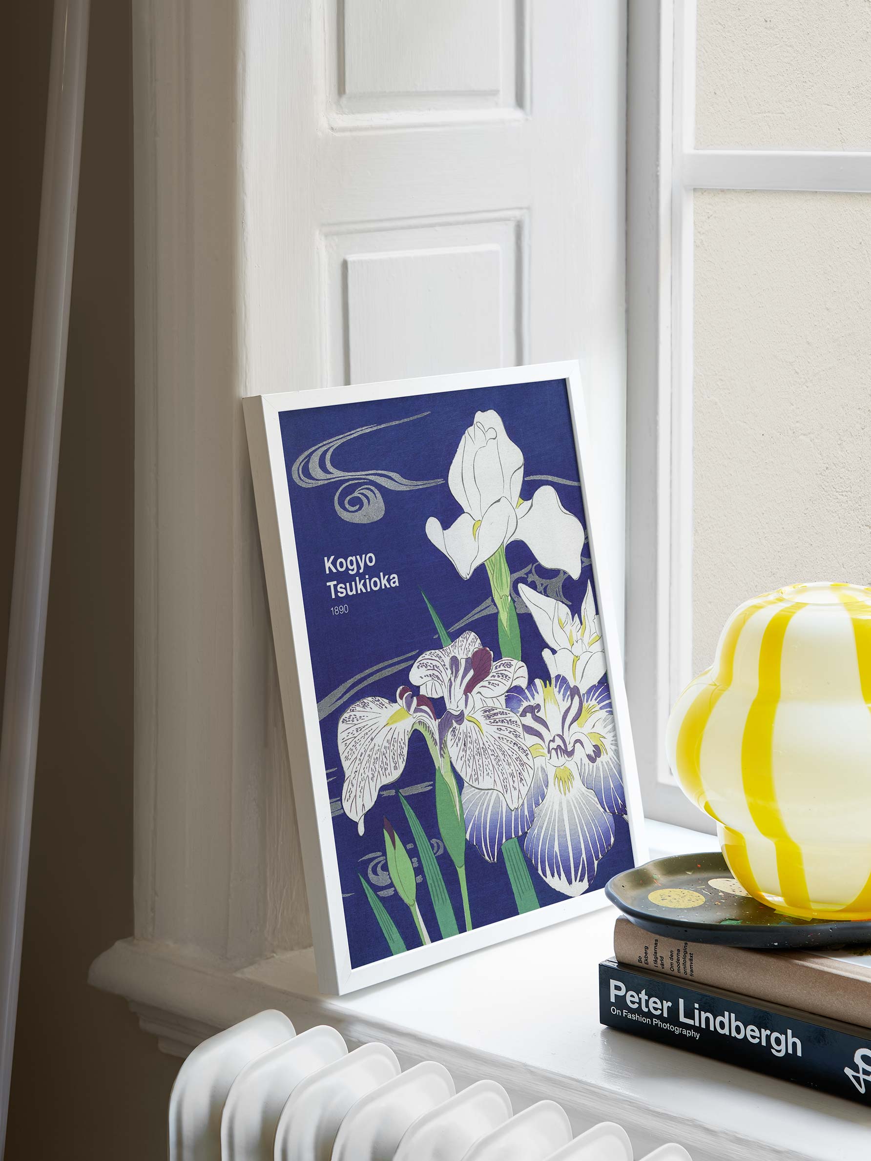 Vintage flower poster – Irises by Kogyo Tsukioka | Postery