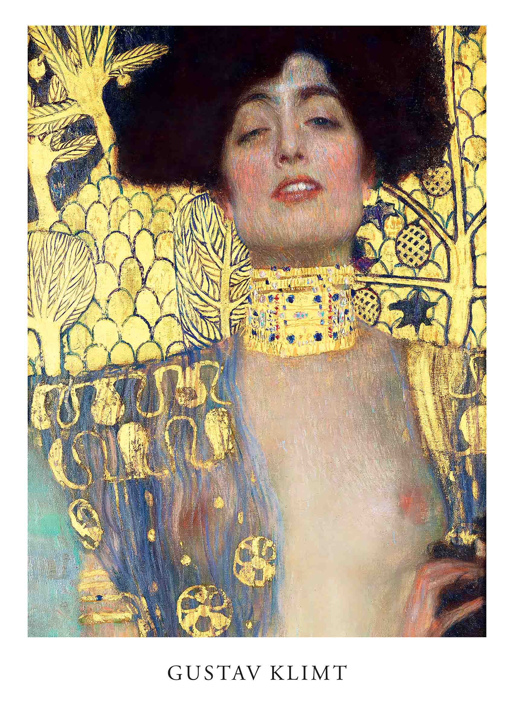Judith and the Head of Holofernes by Gustav Klimt Poster - Porträtmalerei (50x70 cm)