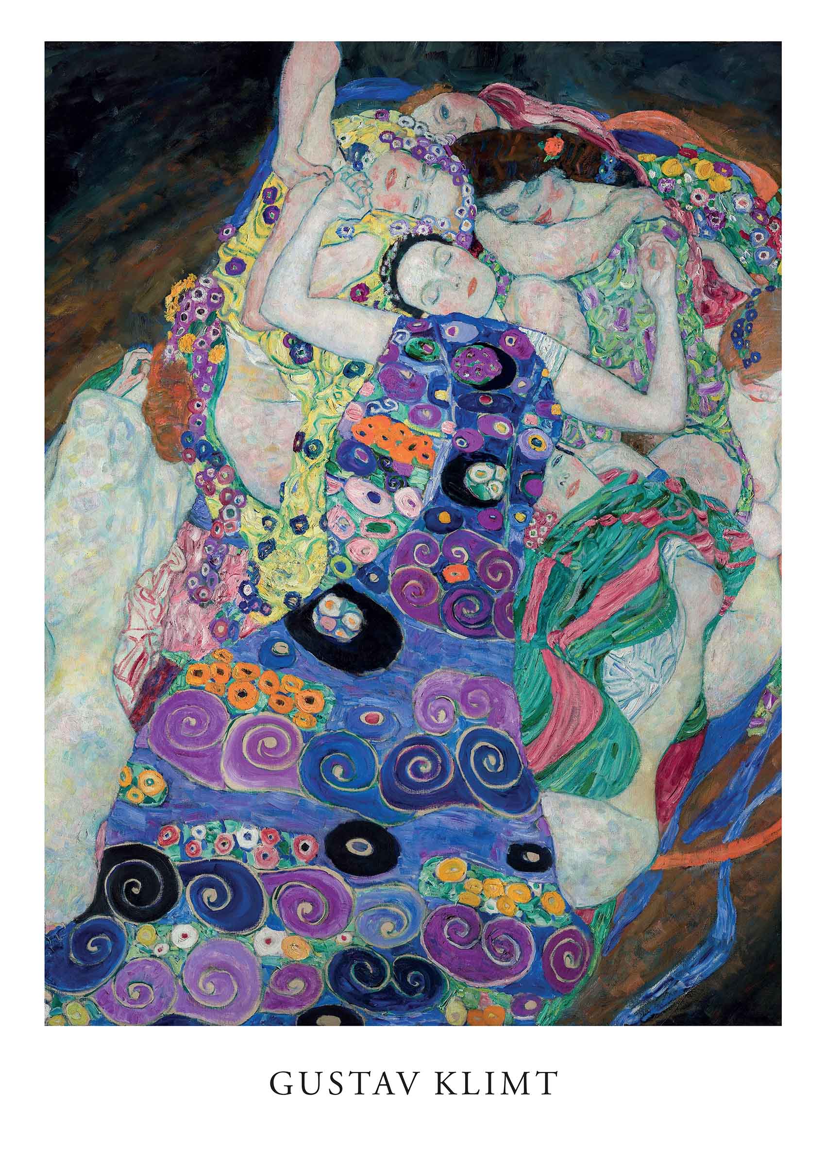 The Virgin by Gustav Klimt Poster - Figure painting (50x70 cm)