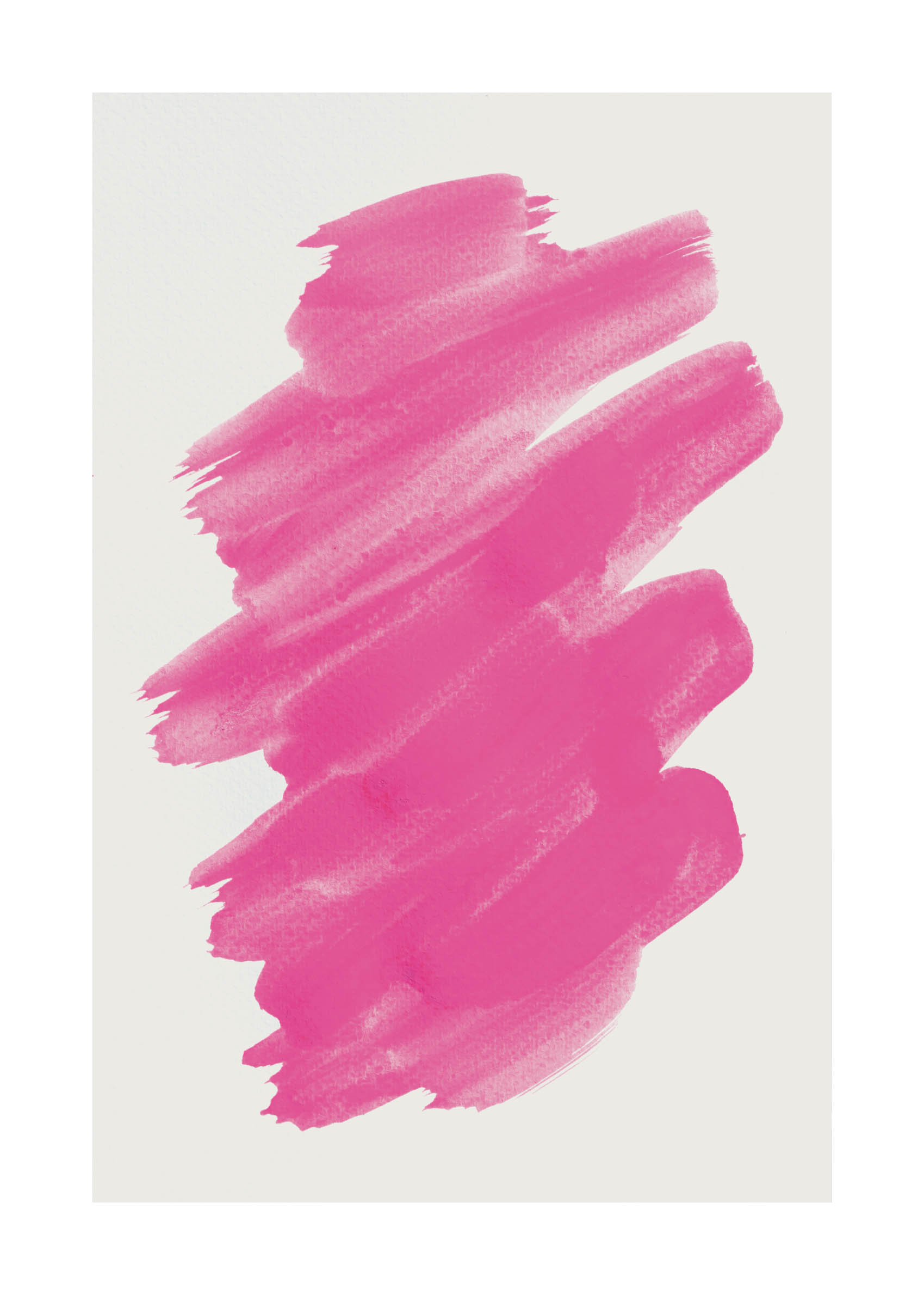 Pink Play Poster - Abstrakte Grafik (40x50 cm)