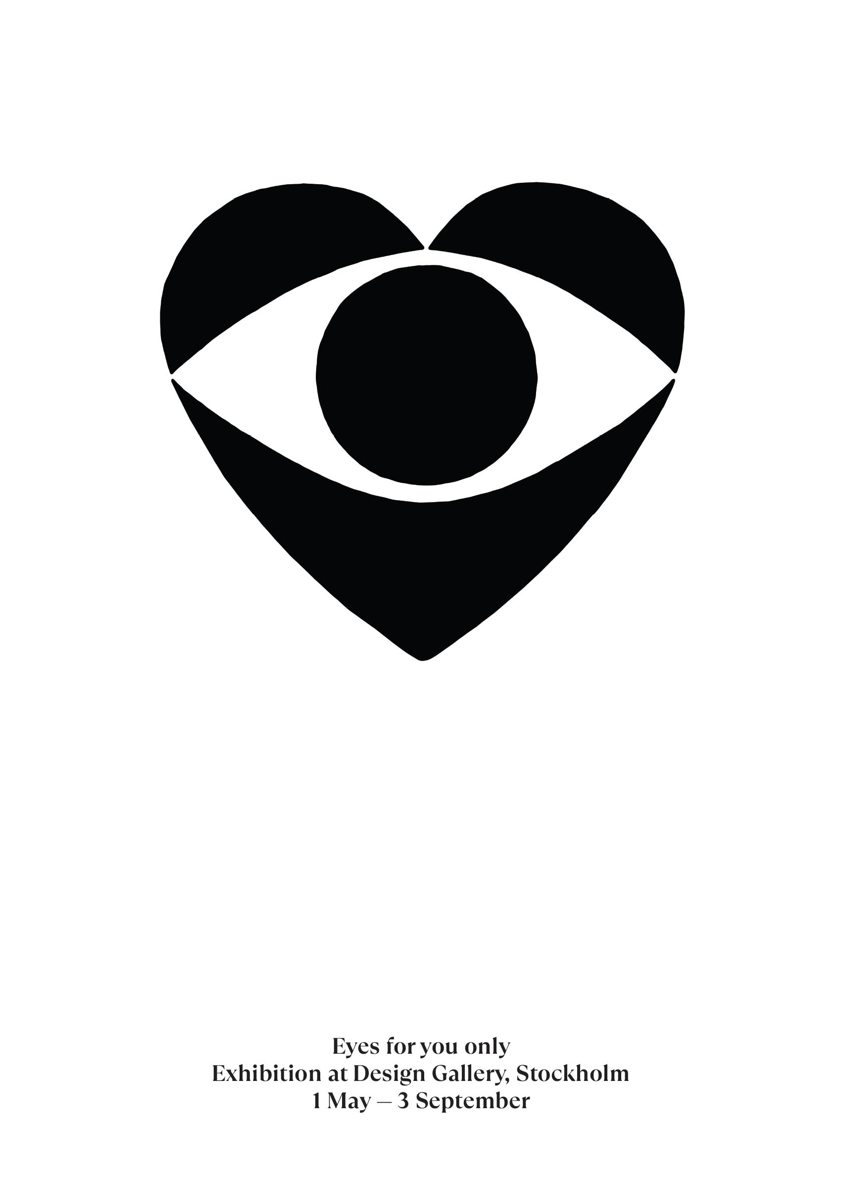 Eyes For Only You Poster - Abstrakte Grafik (30x40 cm)