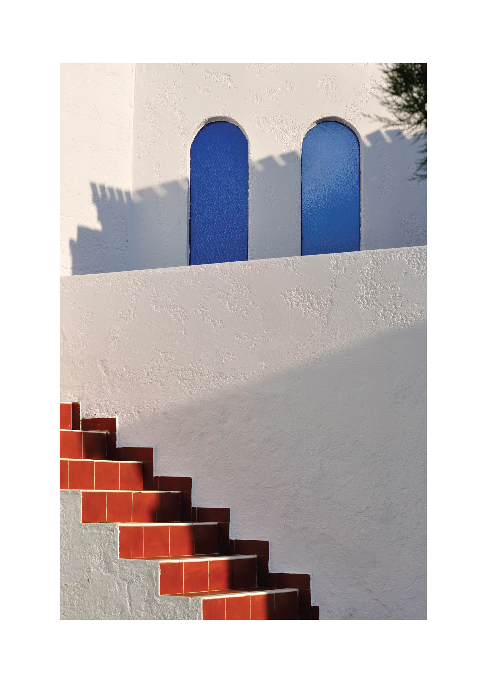 Coloured House Poster - Architekturfotografie (50x70 cm)
