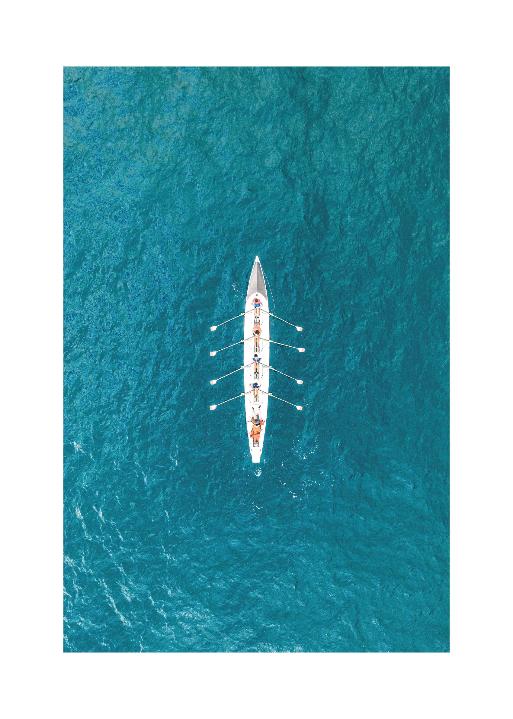 The Race Poster - Boat photography (30x40 cm)