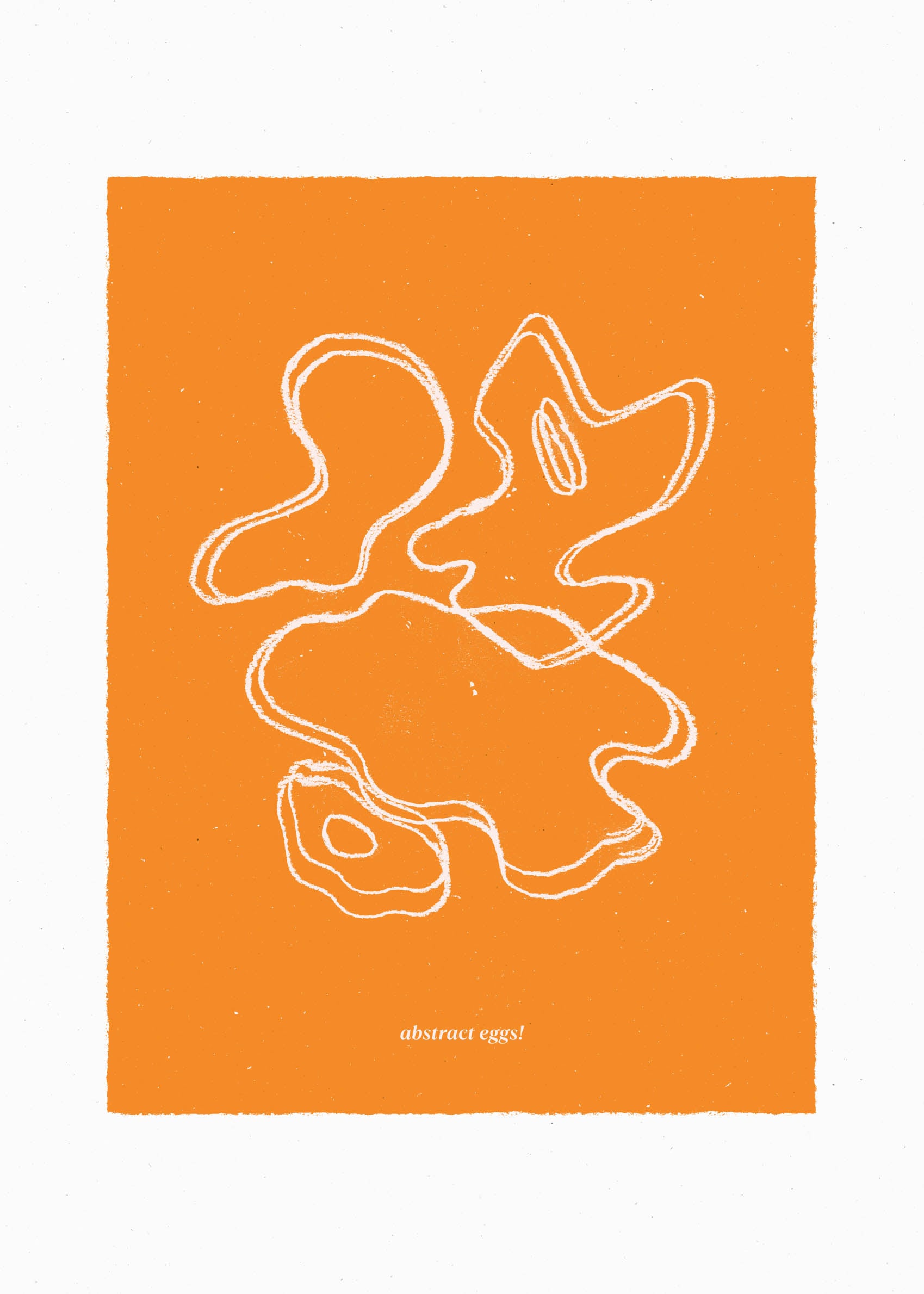 Abstract Eggs Poster - Abstract illustration (30x40 cm)