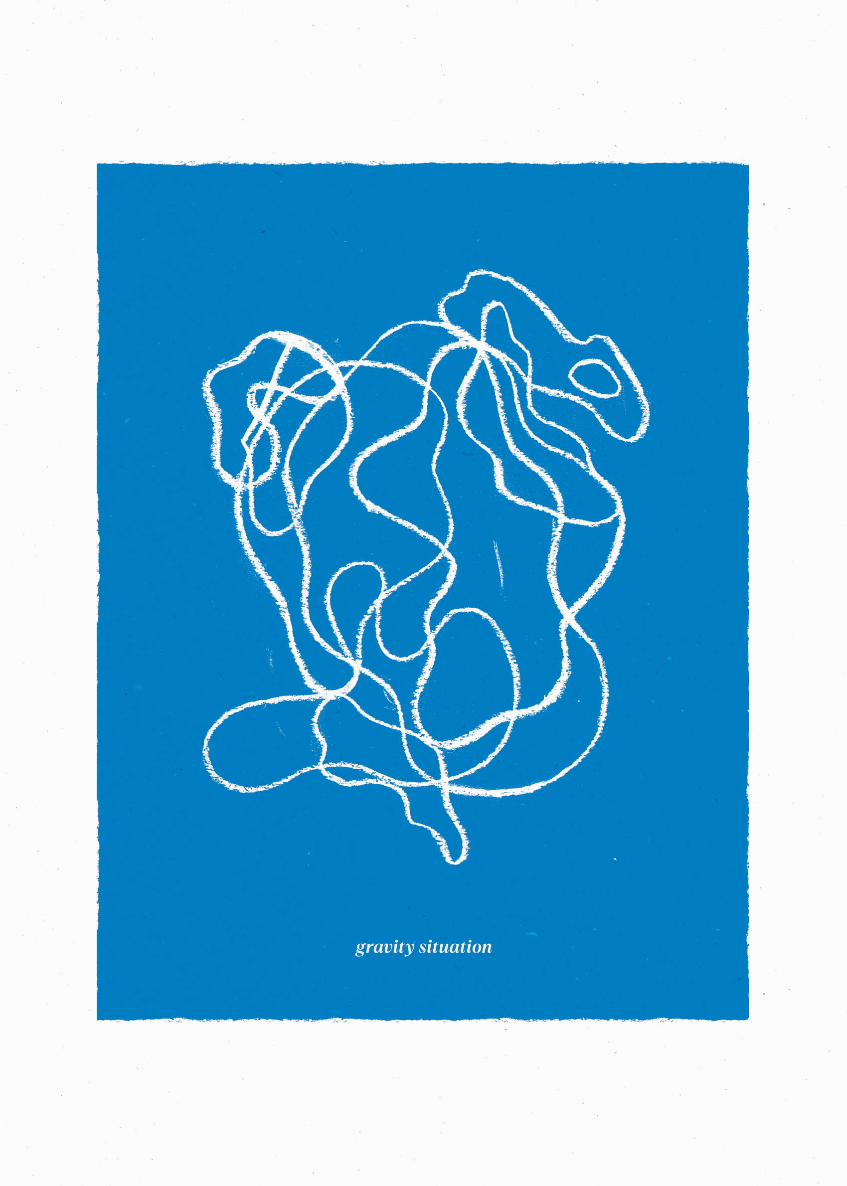 Gravity Situation Poster - Abstrakte Line Art (50x70 cm)