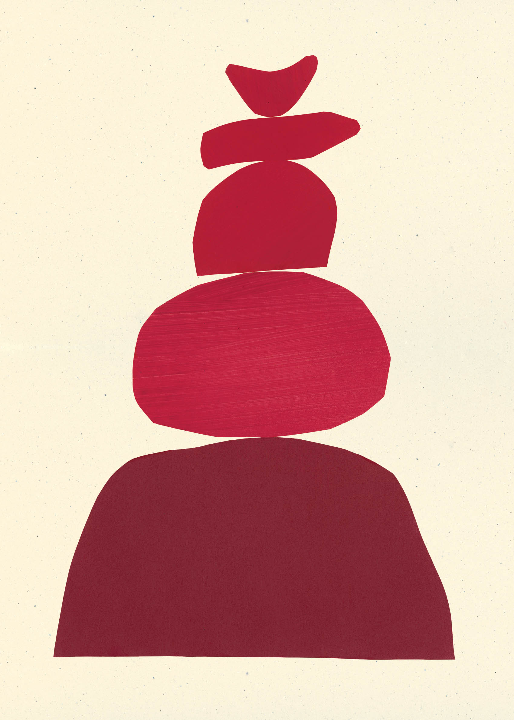 Blocks 3 Poster - Abstrakte Grafik (50x70 cm)