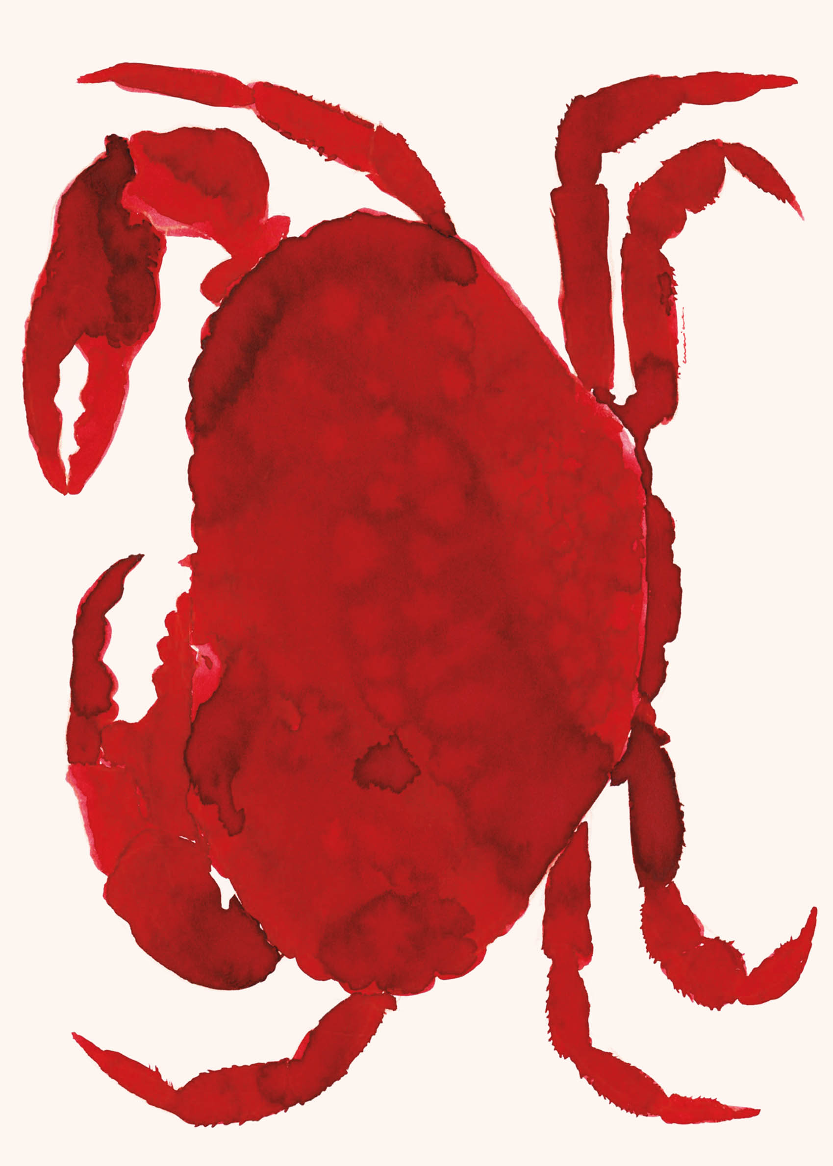 Cangrejo Poster - Abstract illustration (30x40 cm)