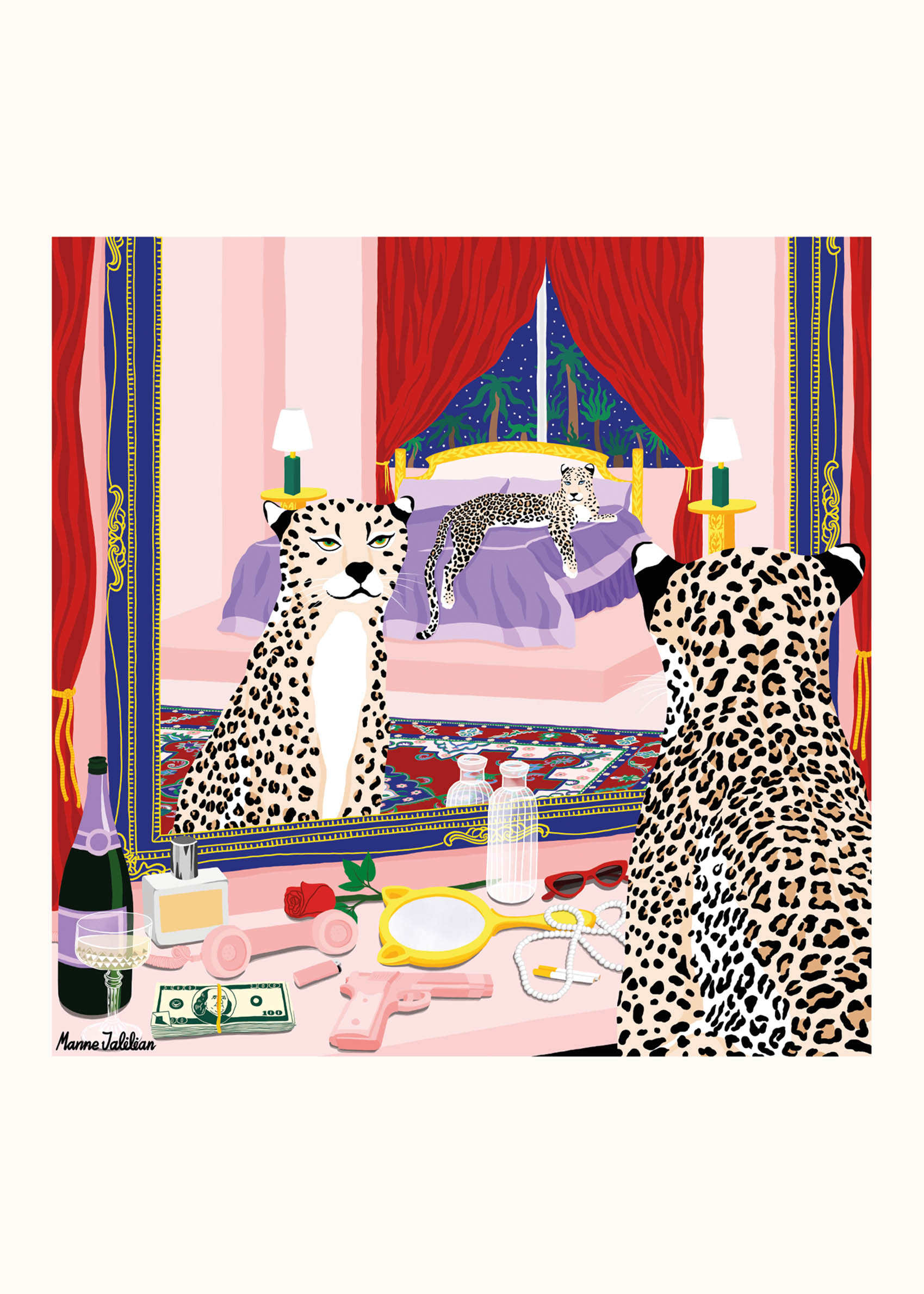 Bonafyde Poster - Animal illustration (70x100 cm)