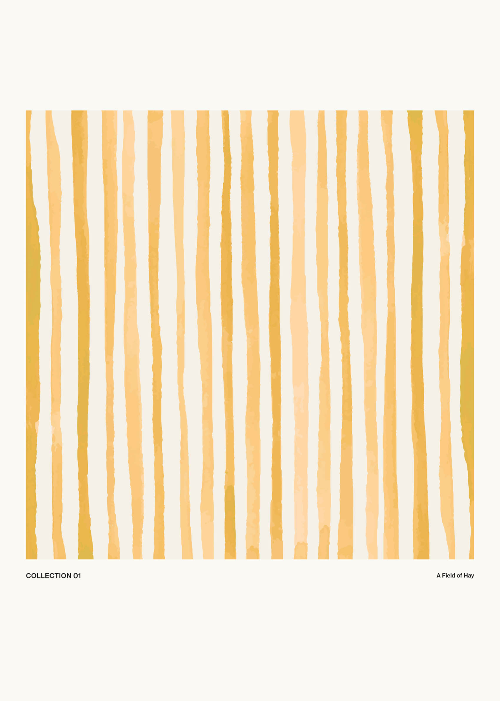 In a Field of Hay Poster - Abstrakte Grafik (30x40 cm)
