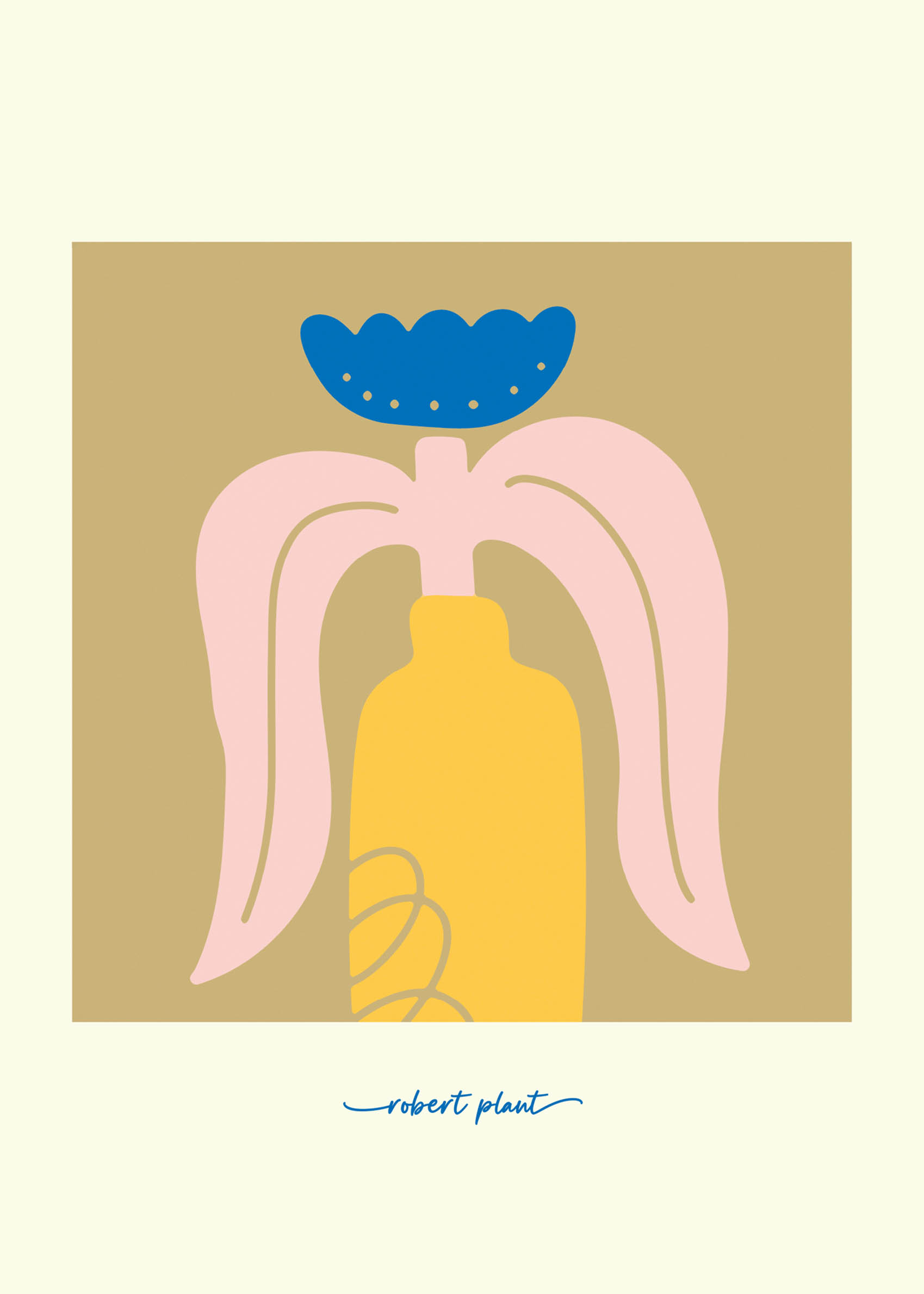 Robert Plant Poster - Pflanzenillustration (30x40 cm)