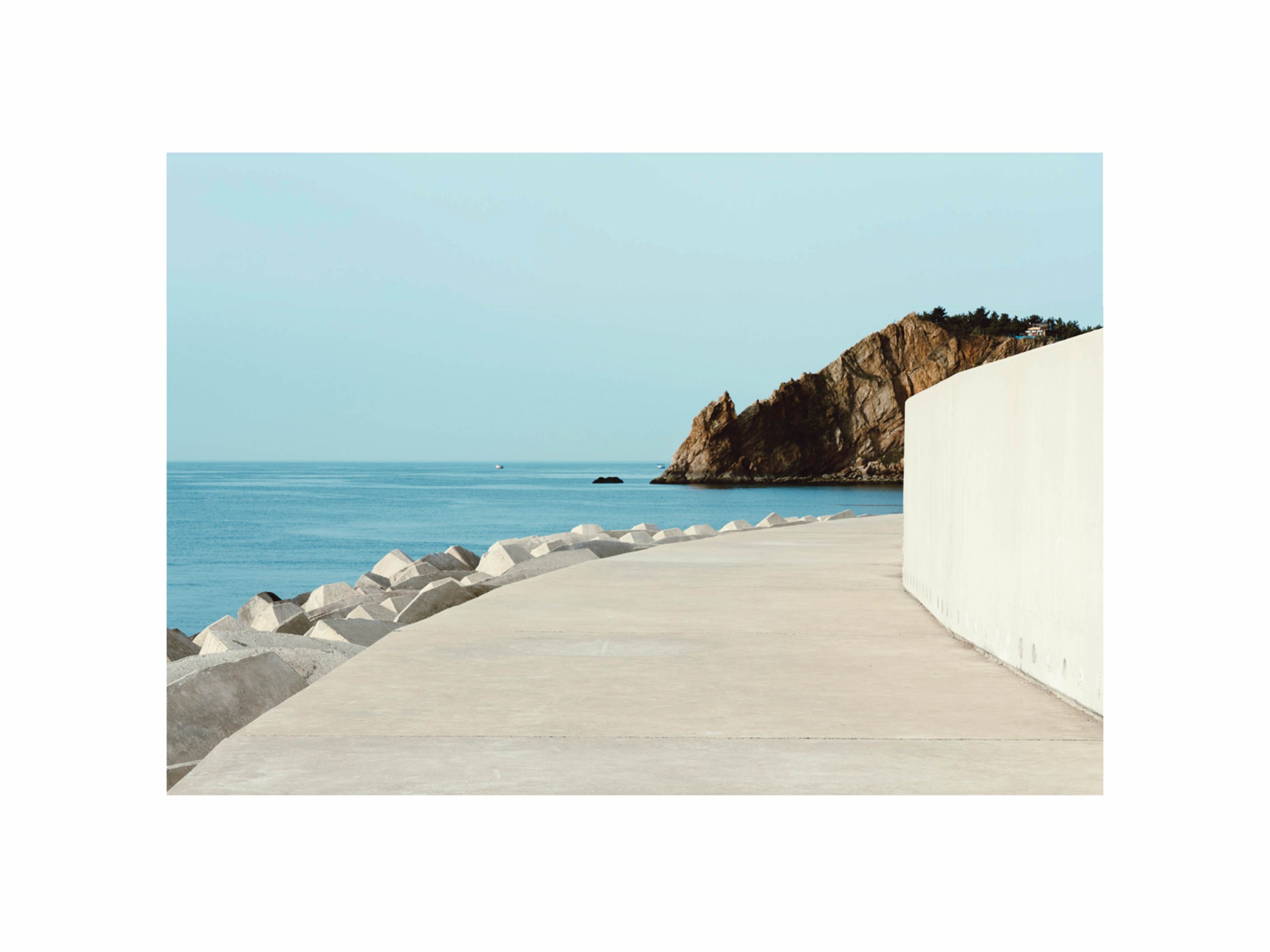 Ocean Walkway Poster - Beach photography (70x100 cm)