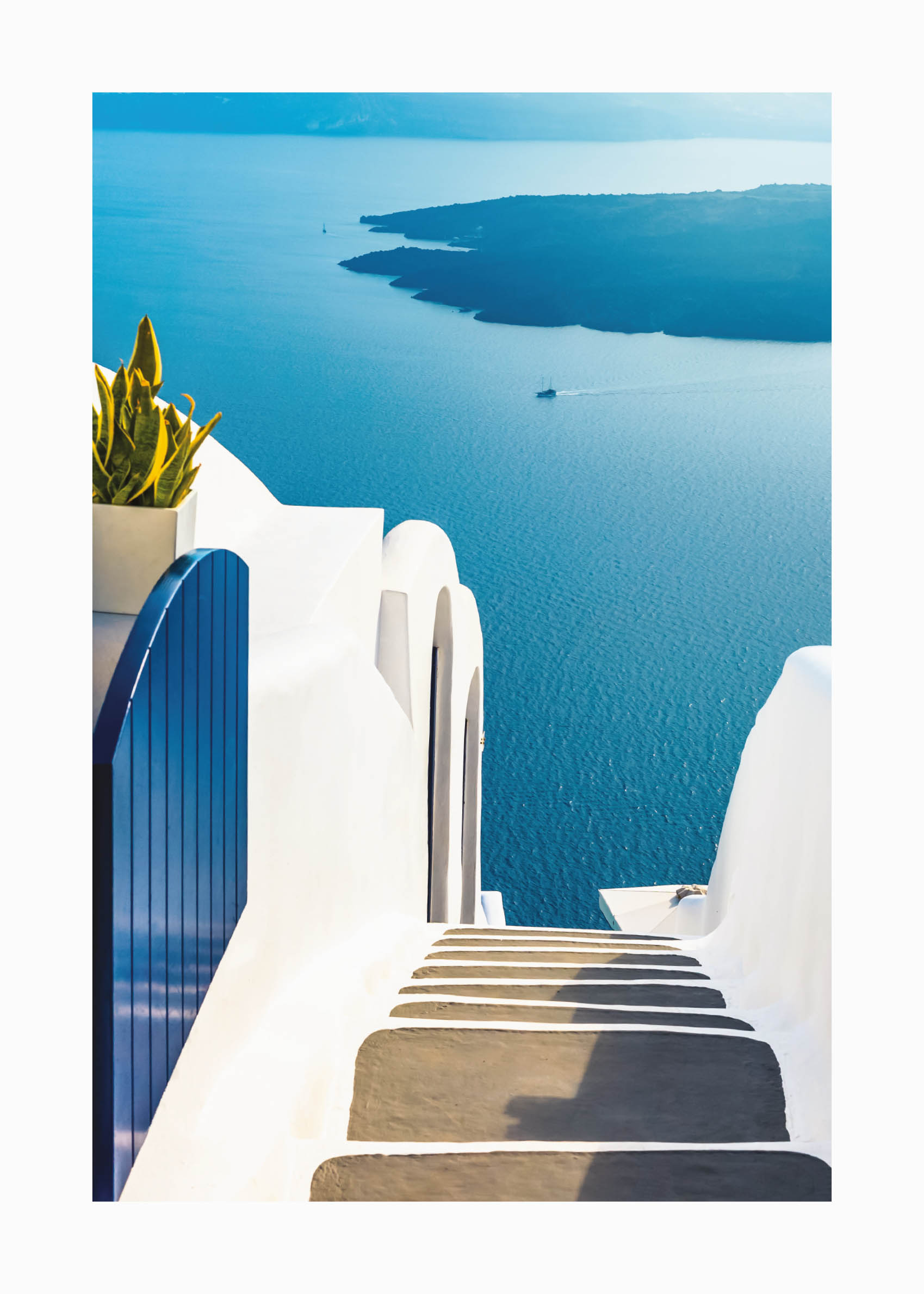 Coastal Walk poster - Coastal town photography (30x40 cm)