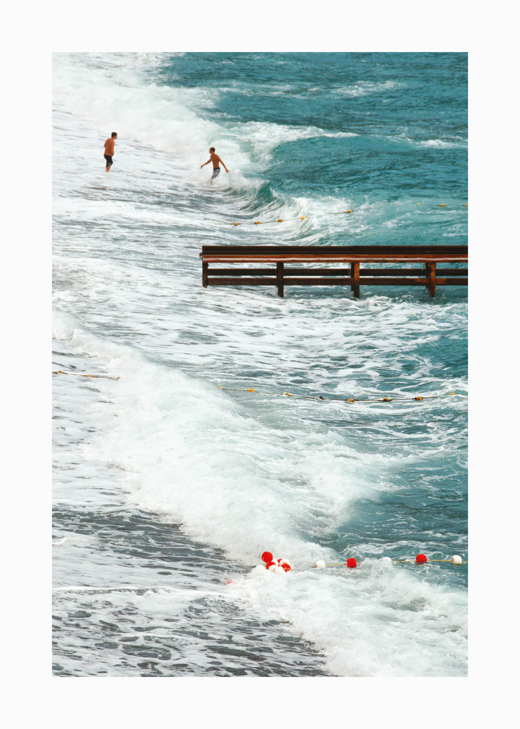 Positano Shorline poster - Beach photography (50x70 cm)