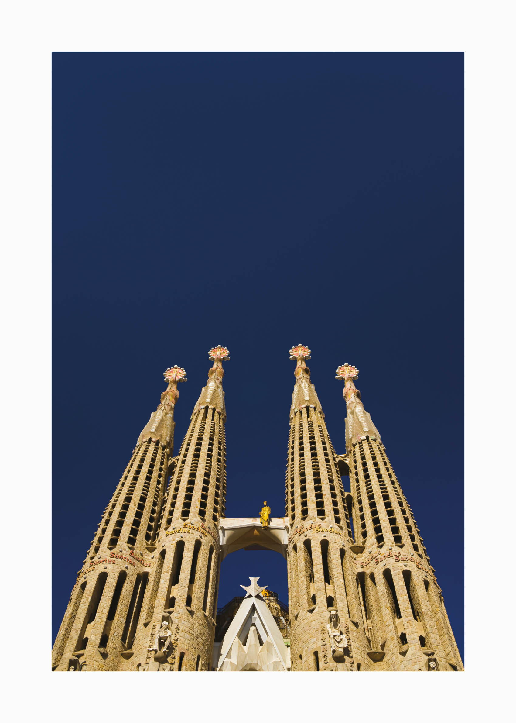 La Sagrada Familia poster - Architecture photography (40x50 cm)