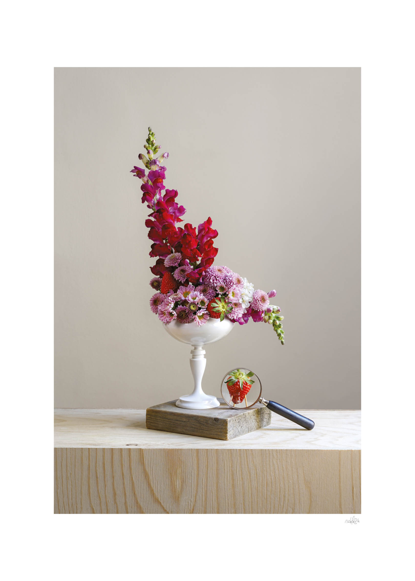 Flora No. 3 Poster - Floral illustration (50x70 cm)