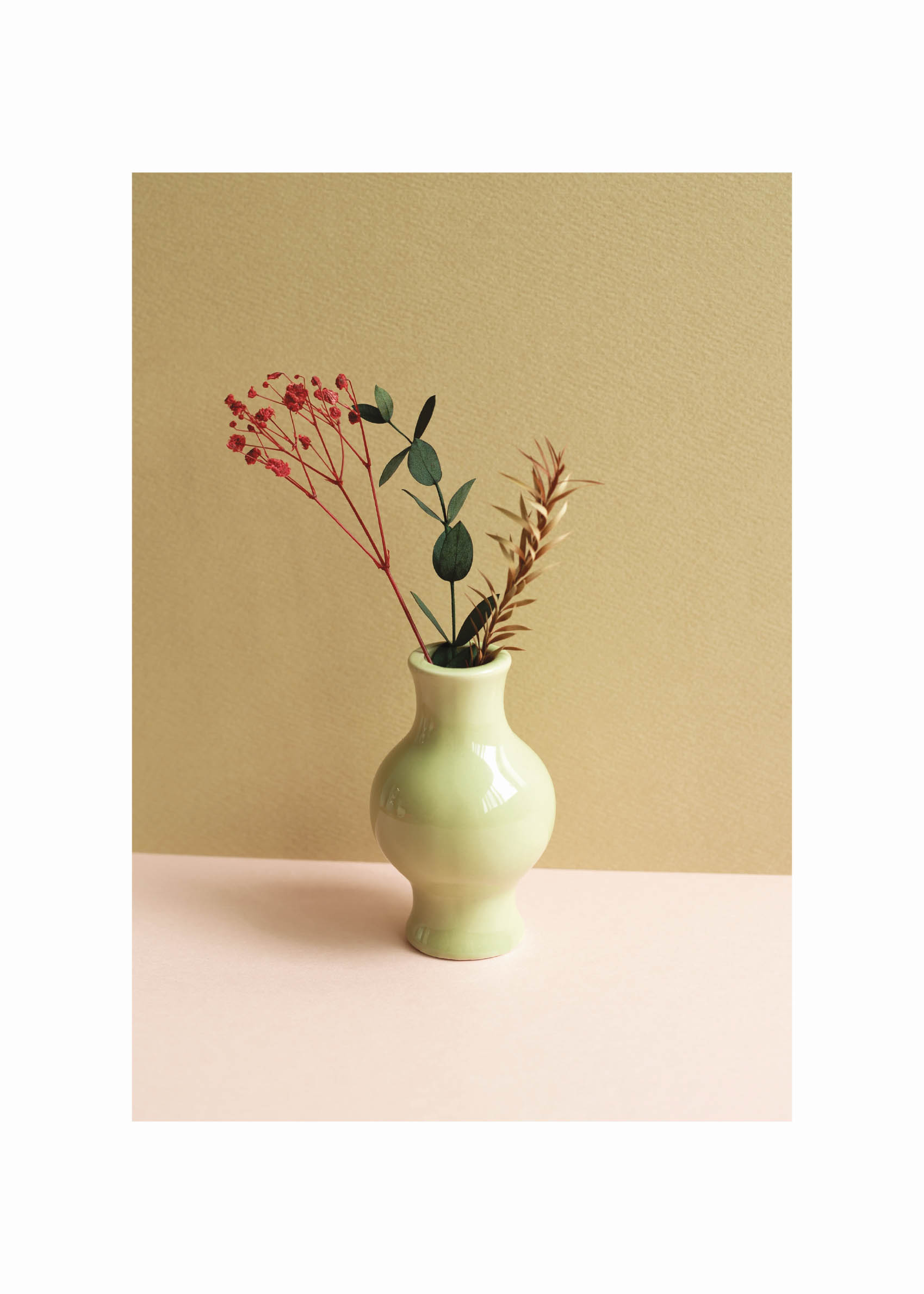 Soft Harmony poster - Vase photography (40x50 cm)