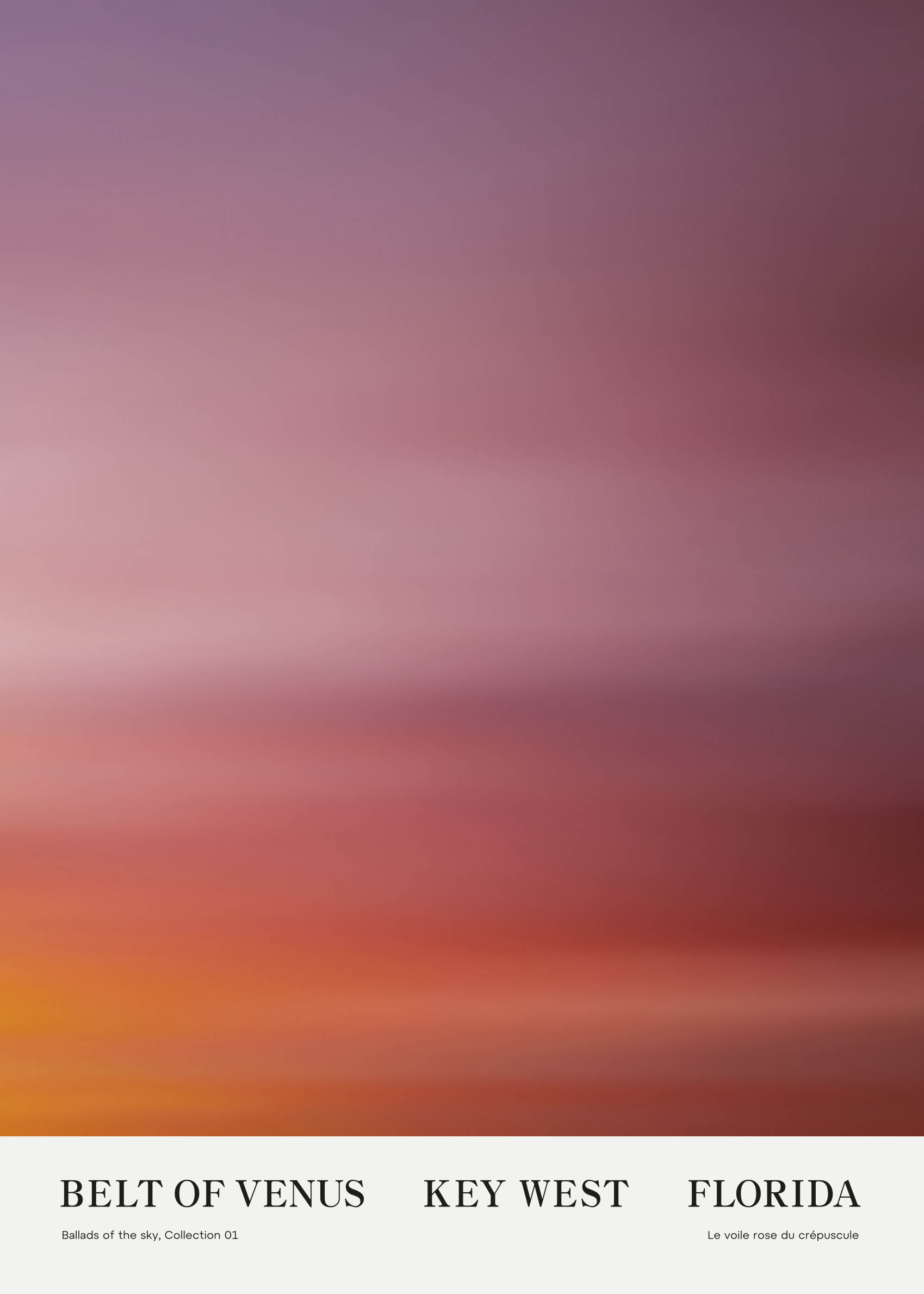 Belt of Venus Poster - Himmelsgrafik (70x100 cm)