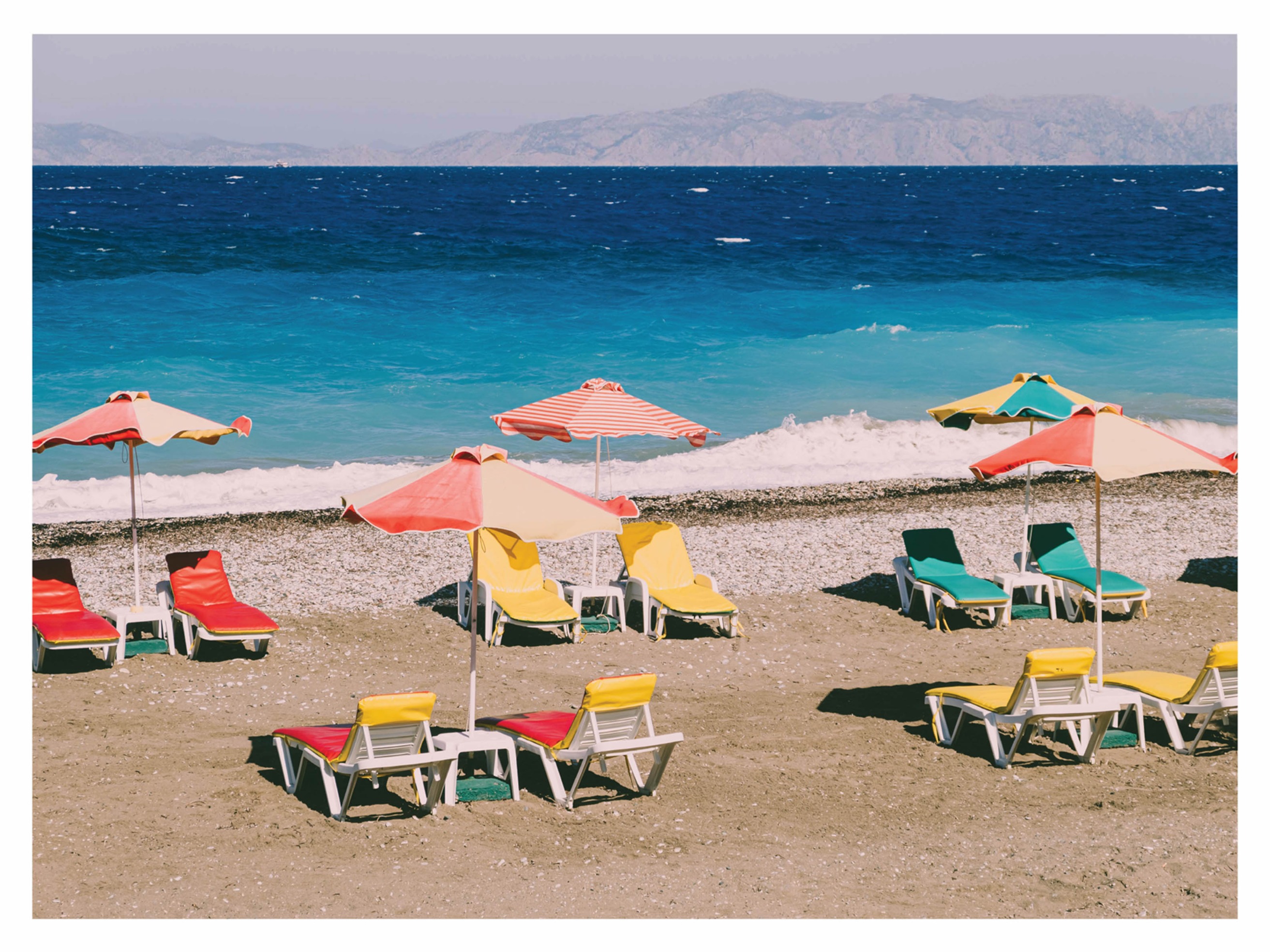 Beach Holiday Poster - Strandfotografie (30x40 cm)