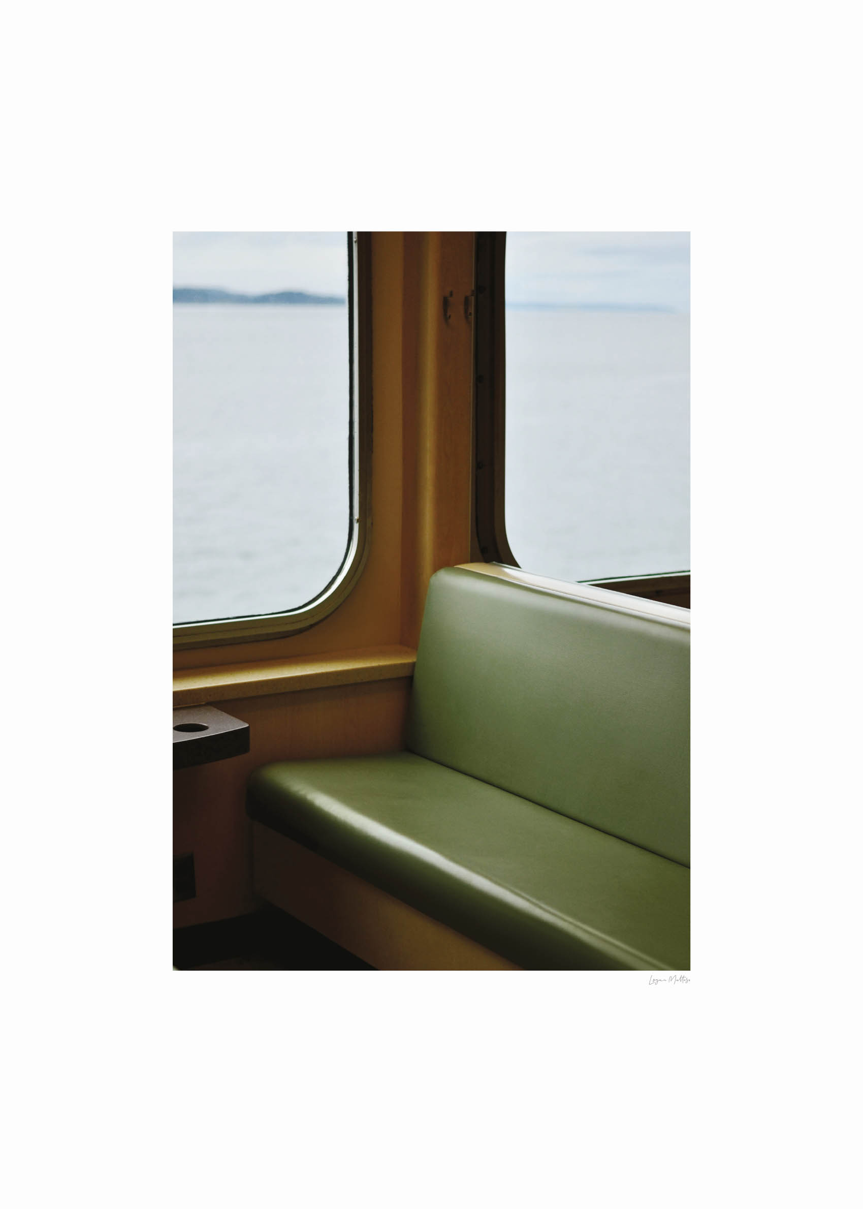 Sonder poster - Fotografi af vindue (30x40 cm)