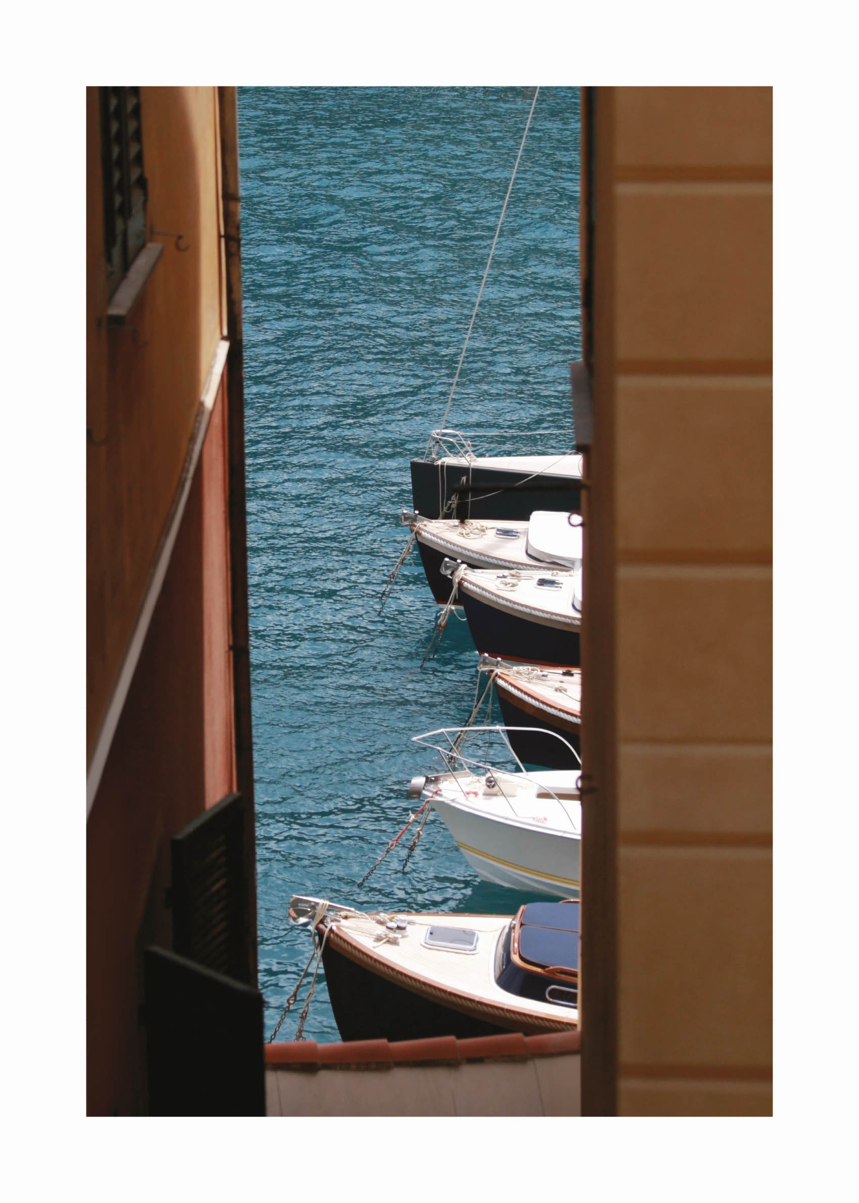 Marina Boat Pier Poster - Harbour photography (21x30 cm)