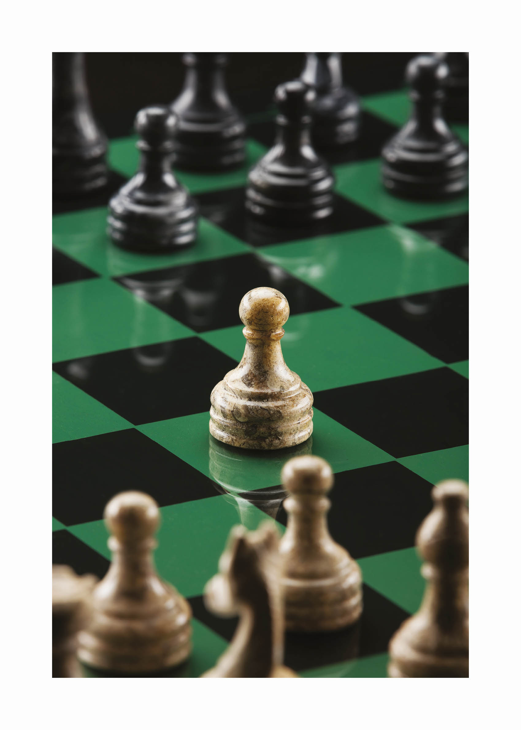 Chess Board Poster - Chess photography (30x40 cm)