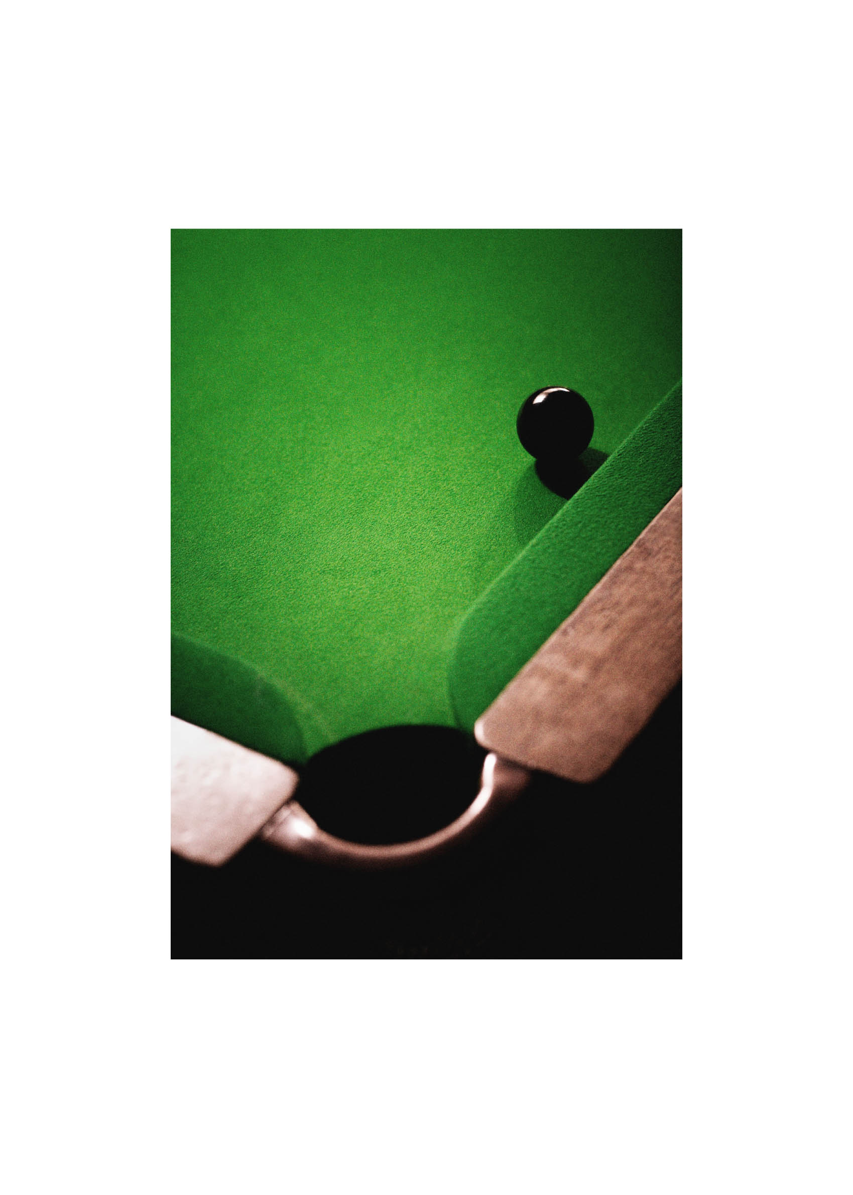 Billiards Poster - Billiard table photography (40x50 cm)