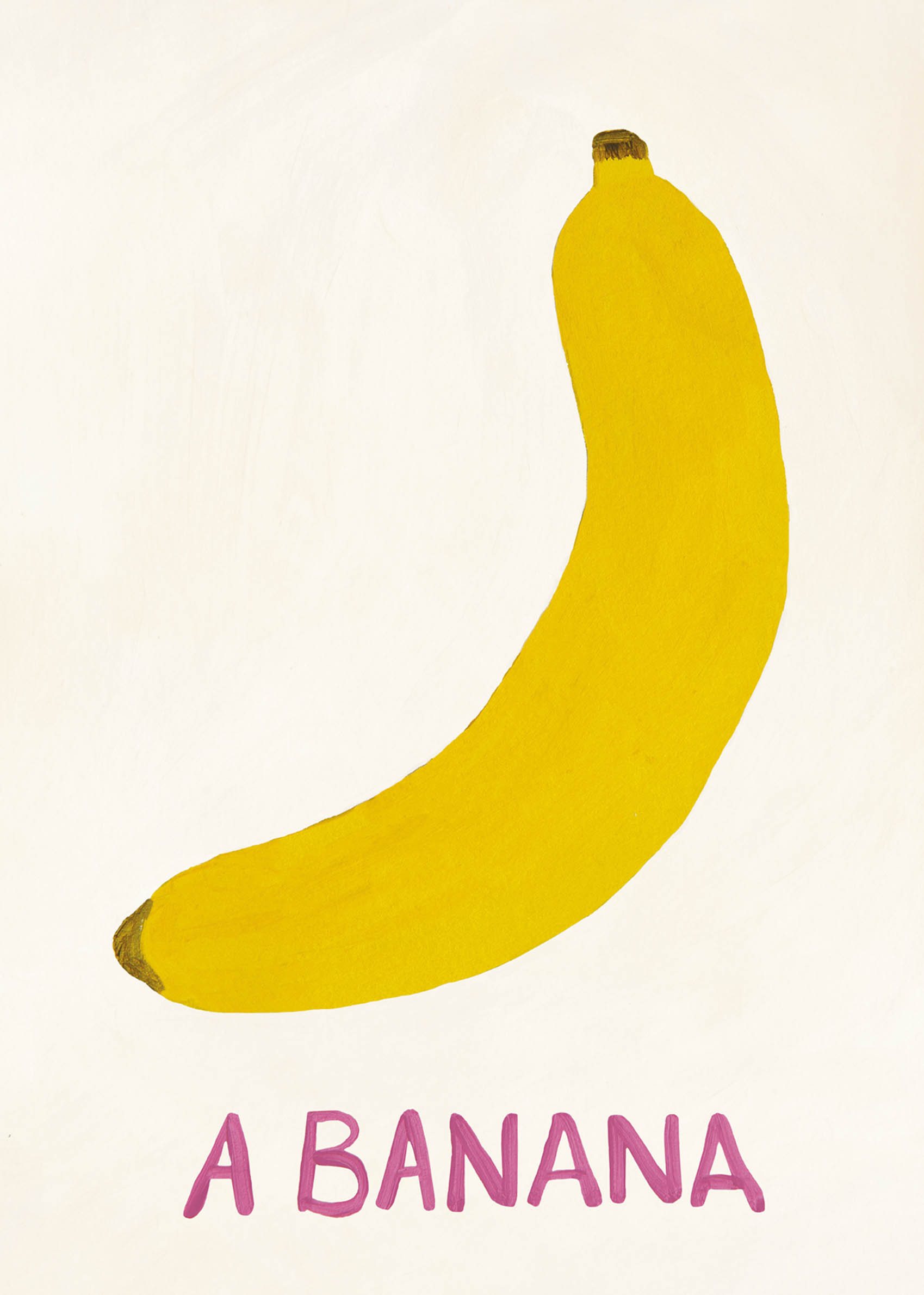 A Banana Poster - Banana illustration (21x30 cm)