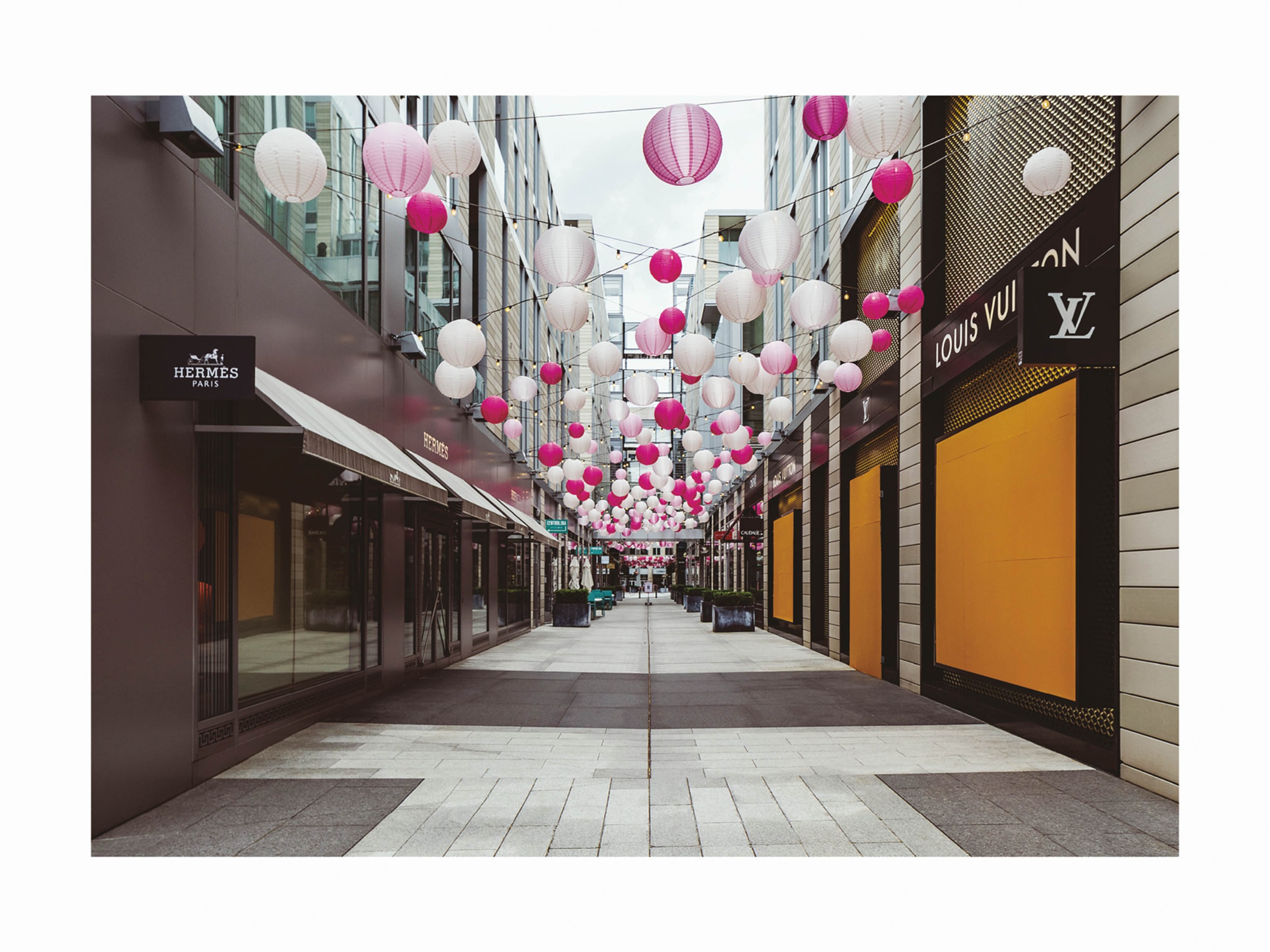 Palmer Alley plakat - Modefotografi af gadescene (40x50 cm)