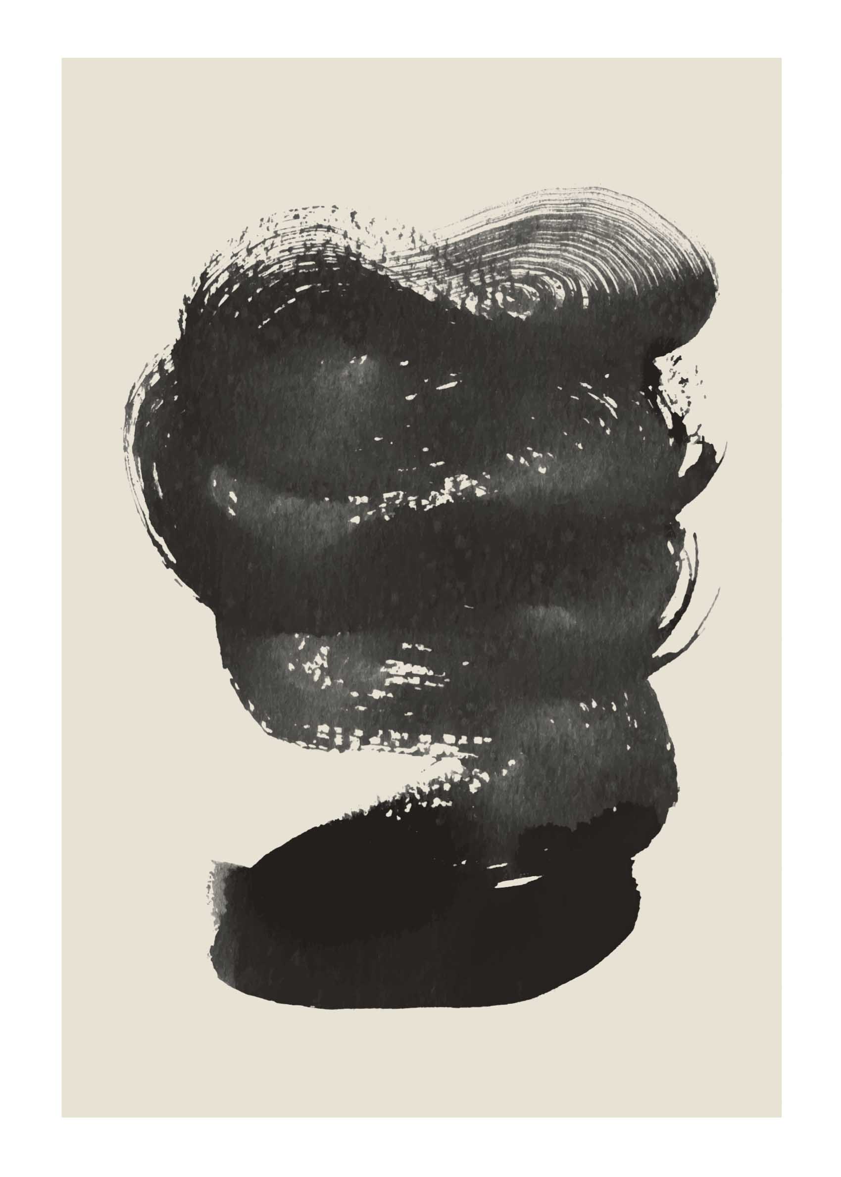 Ikigai 01 Poster - Abstract illustration (40x50 cm)