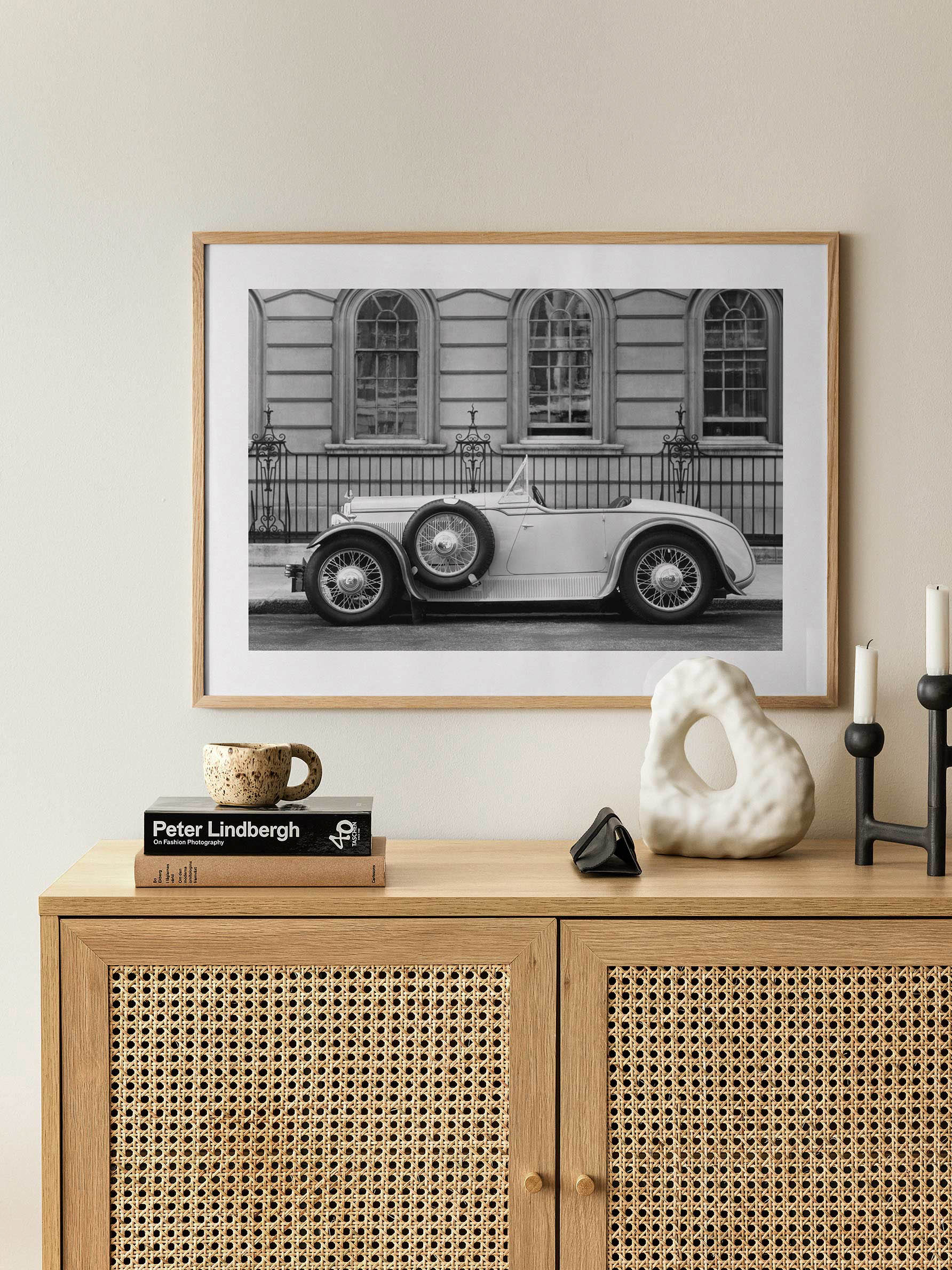1940 Wood Frame Vintage Poster カサブランカ Vintage car poster – Wolseley Hornet | Postery