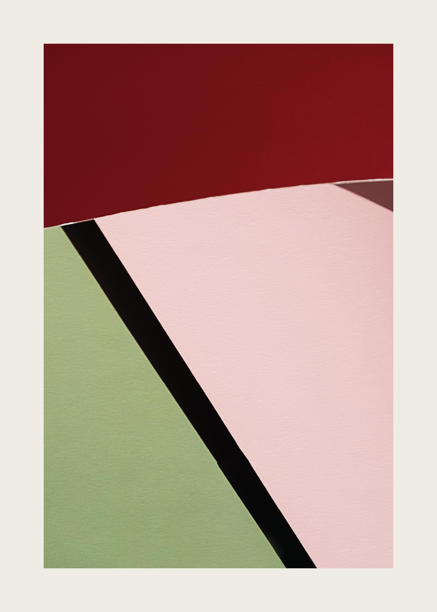 Divided Spaces Poster - Abstrakte Grafik (40x50 cm)