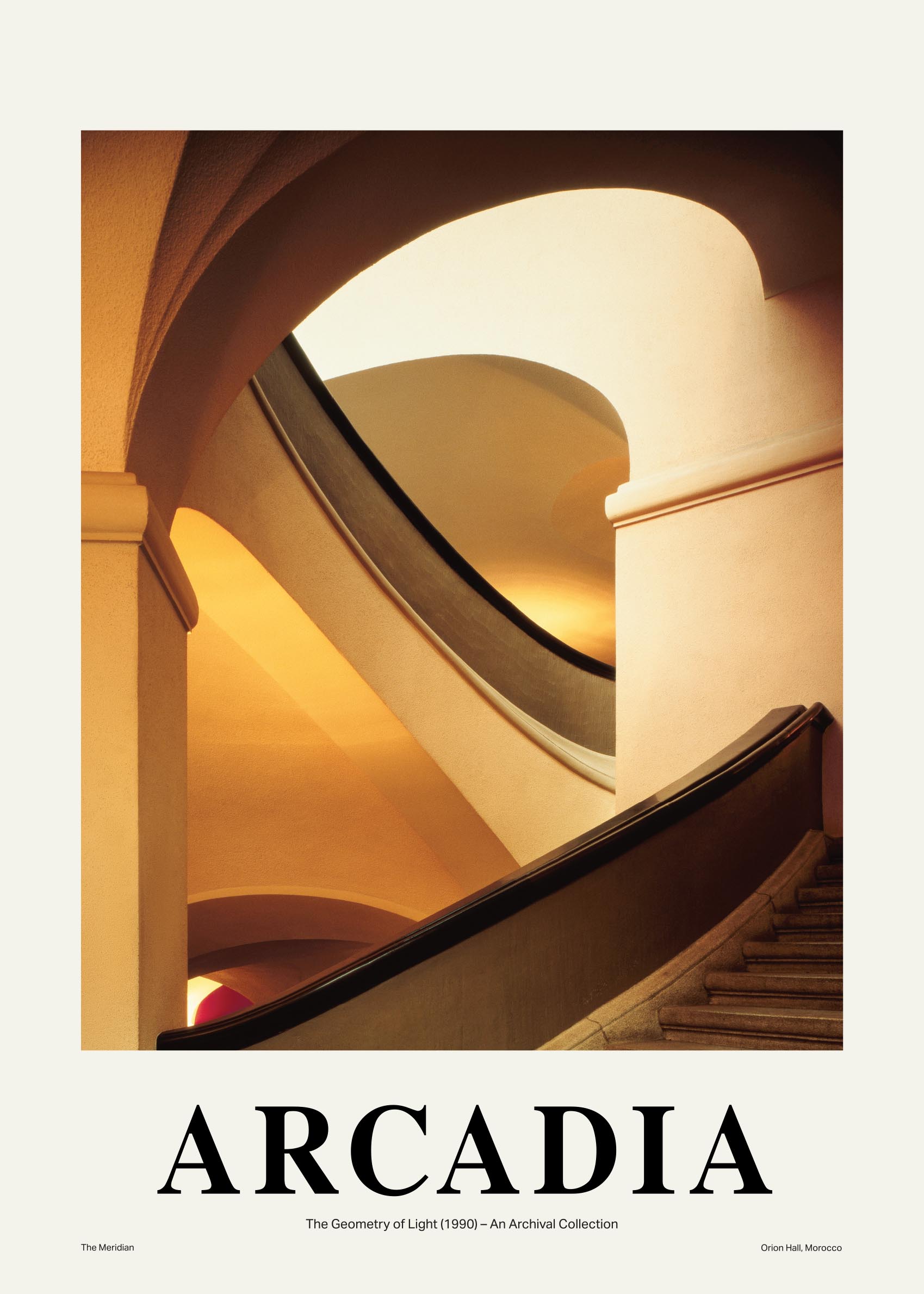 Arcadia Poster - Architecture illustration (70x100 cm)