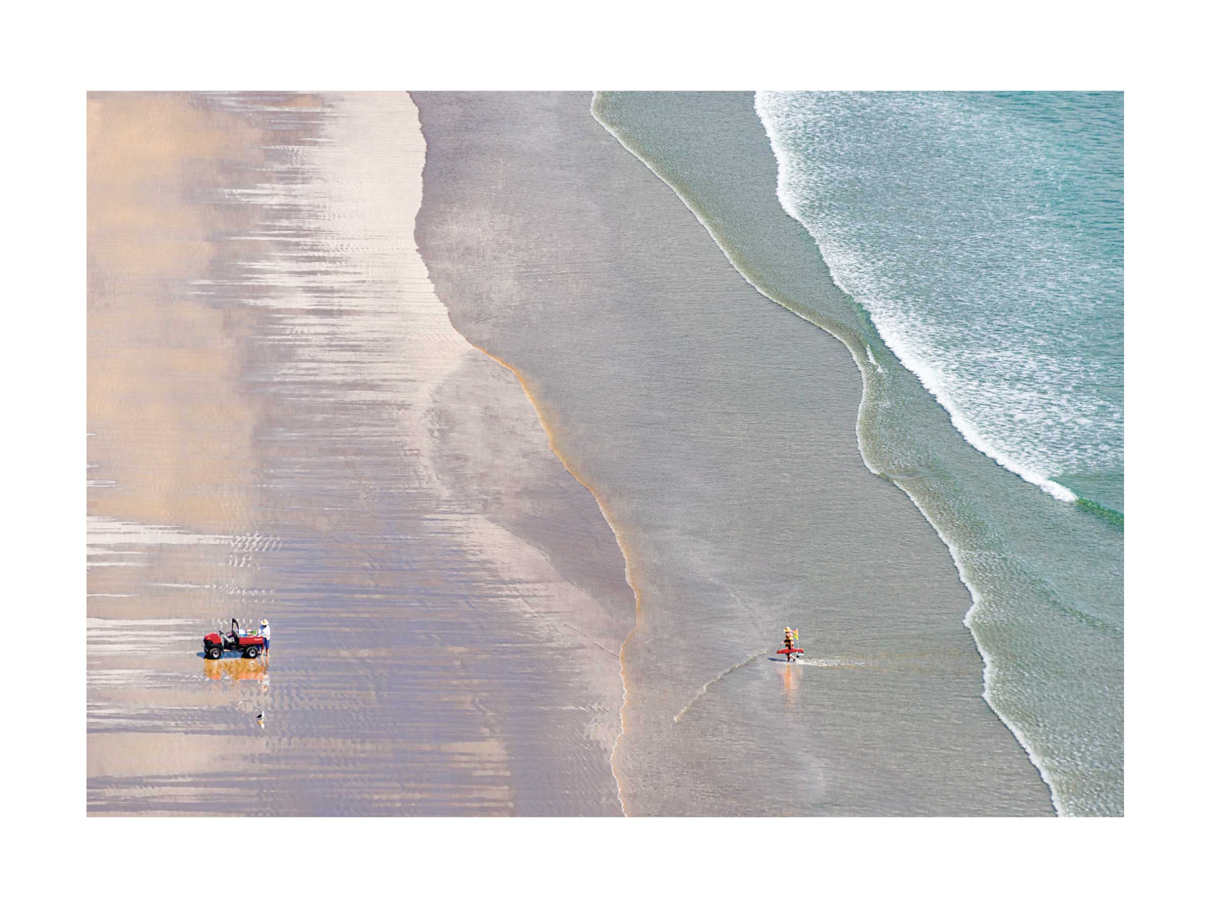 Offshore Poster - Strandfotografie (50x70 cm)