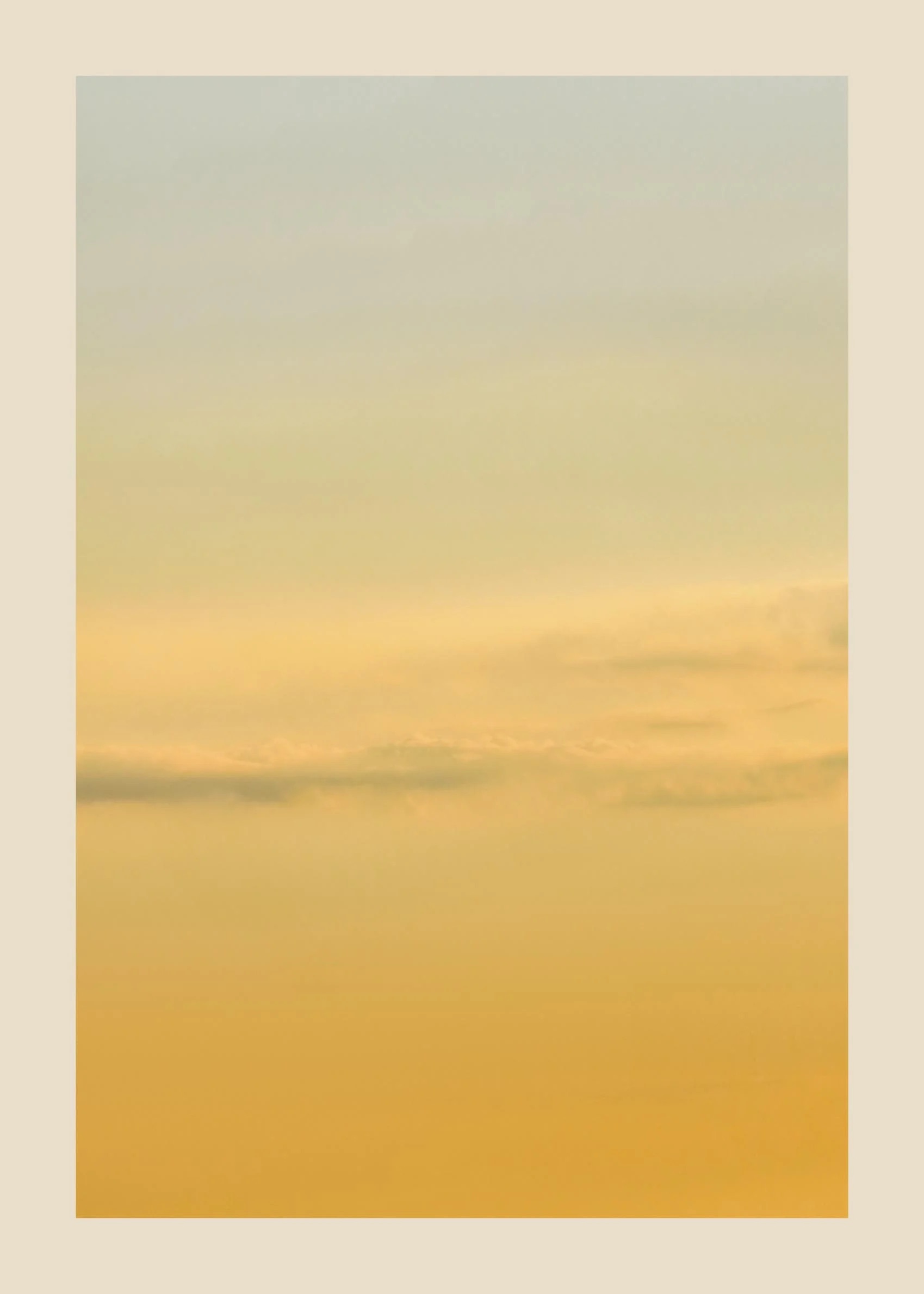 Yellow Study Poster - Landschaftsillustration (50x70 cm)
