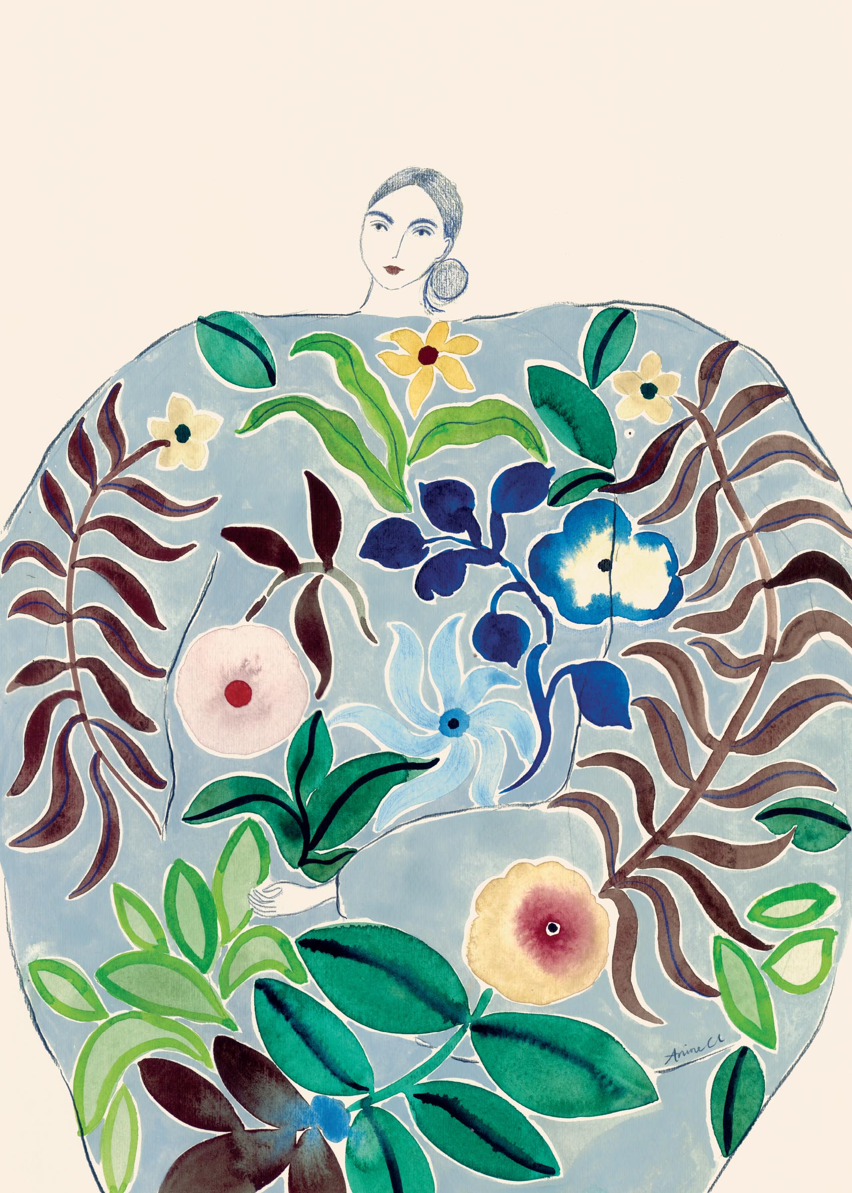 Dream Coat Poster - Figure illustration (50x70 cm)