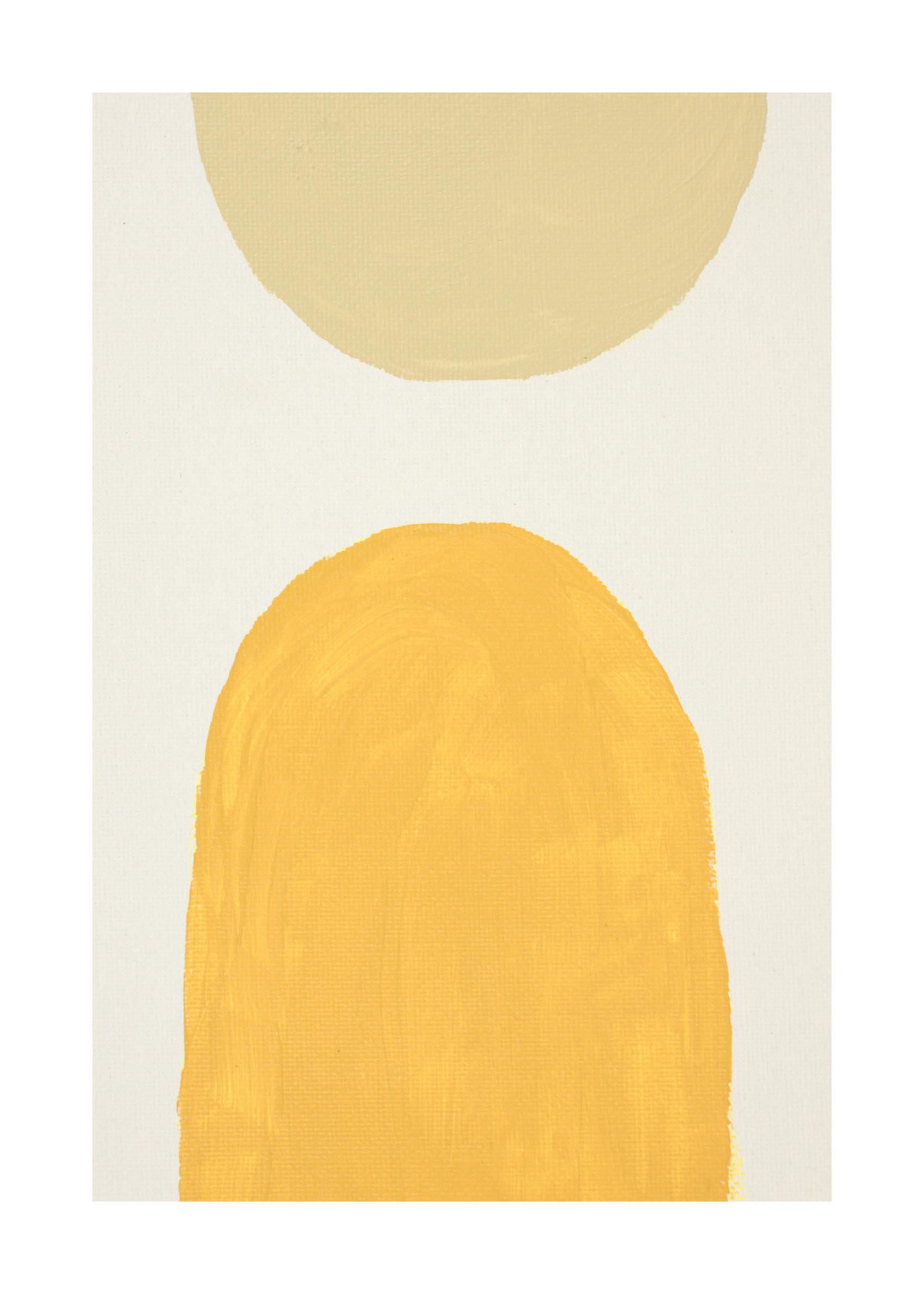 Sun Up Sun Down plakat - Abstrakt illustration (50x70 cm)