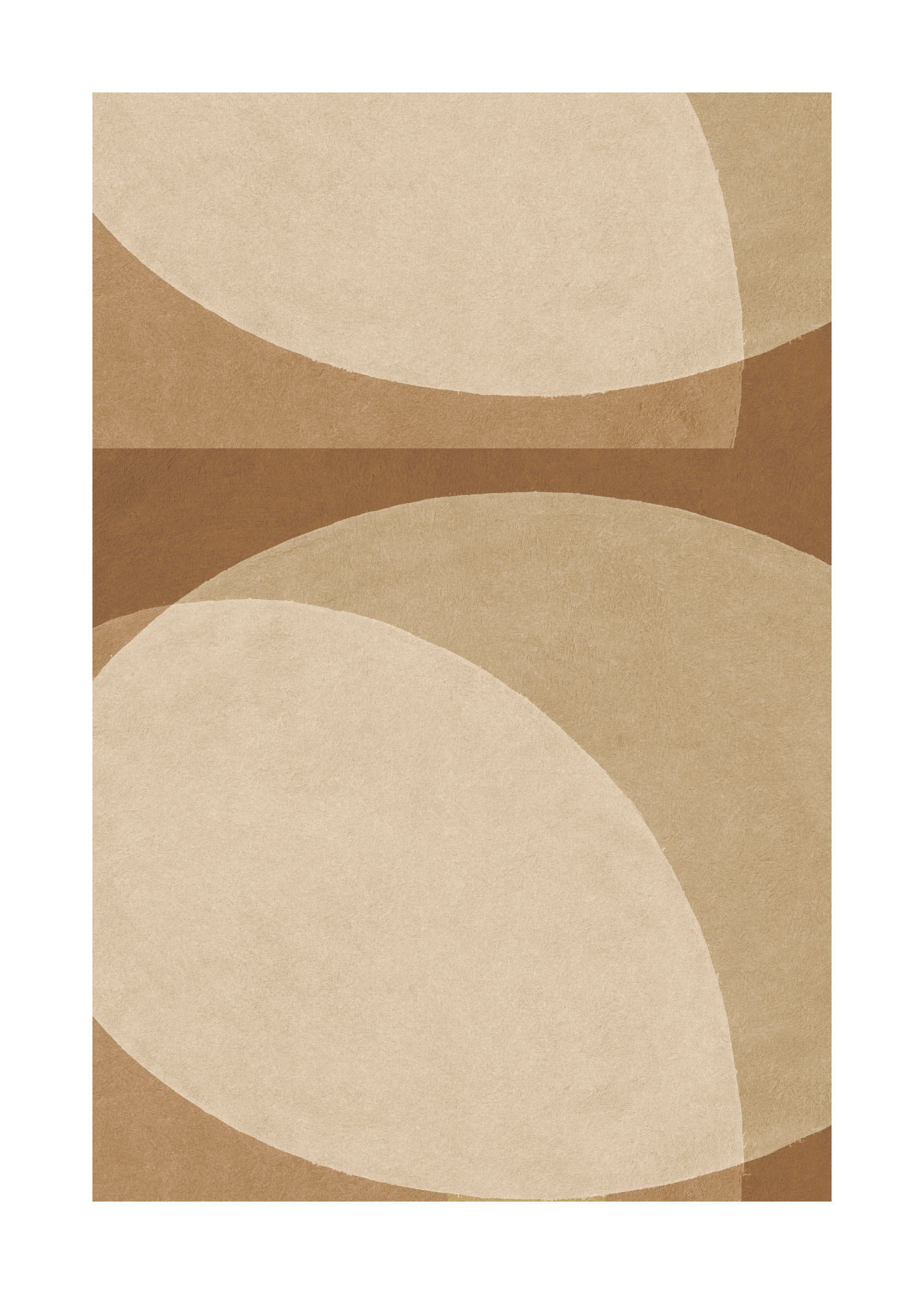 Sculpted Poster - Abstract illustration (70x100 cm)